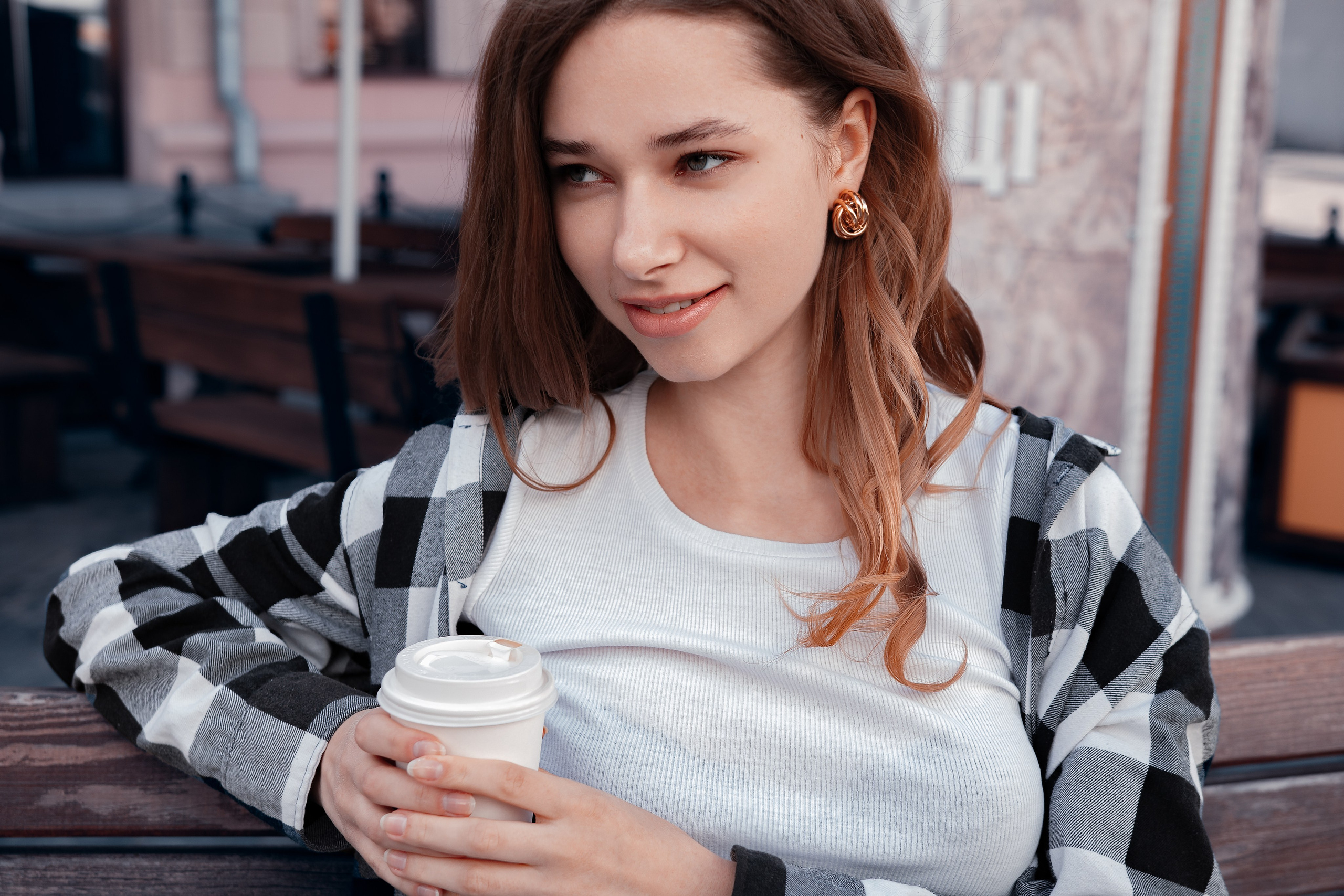 Фотосессия в городе Прогулка с Настей