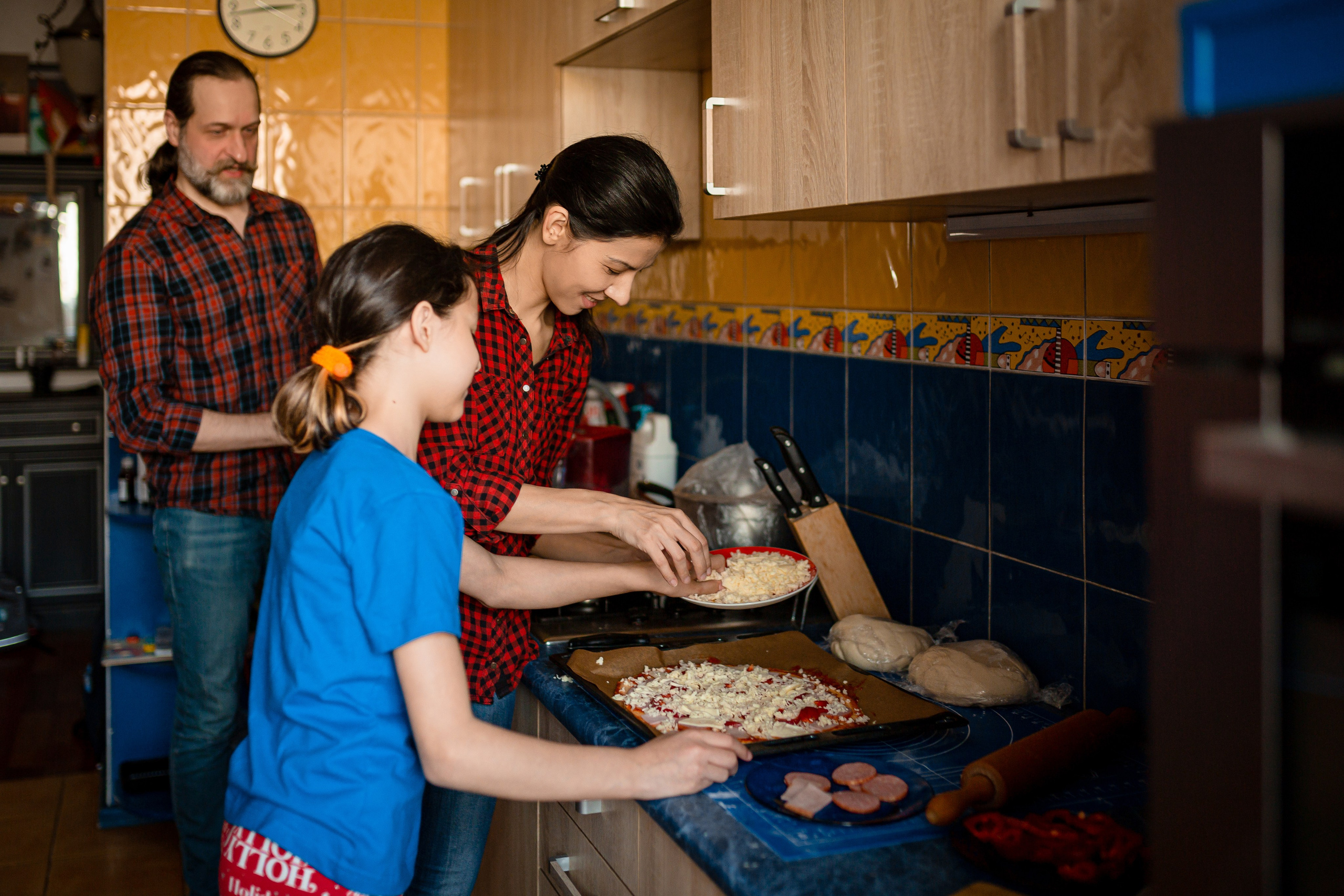 Папина пицца. Домашний фотосет. Отбасылық фотограф Алена Шаталова