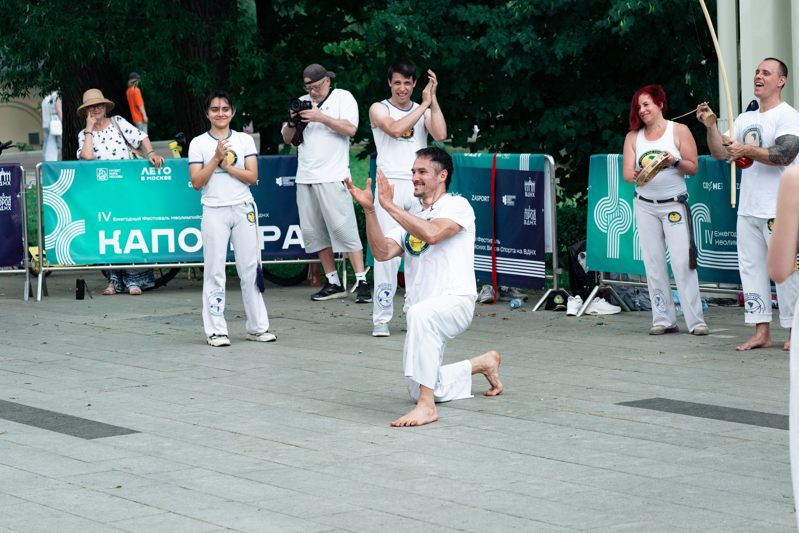 Открытый класс AXE Capoeira на фестивале неолимписких видов спорта на ВДНХ 2025 г:. Фотограф в Москве Ткаченко Владимир
