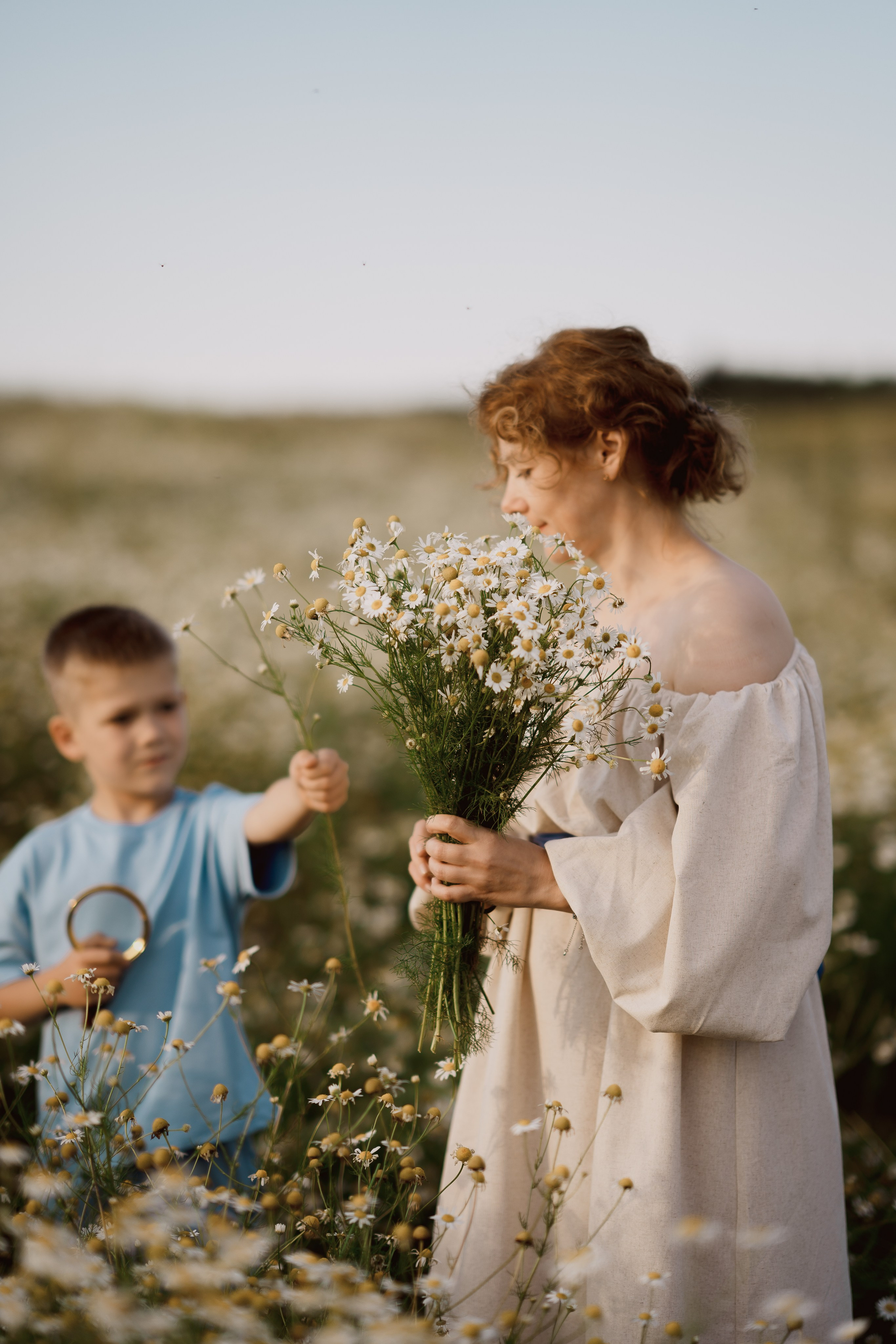 Ромашковое поле. Радонеж. Семейный и детский фотограф в Сергиев Посаде, Хотьково Якимчук Любовь
