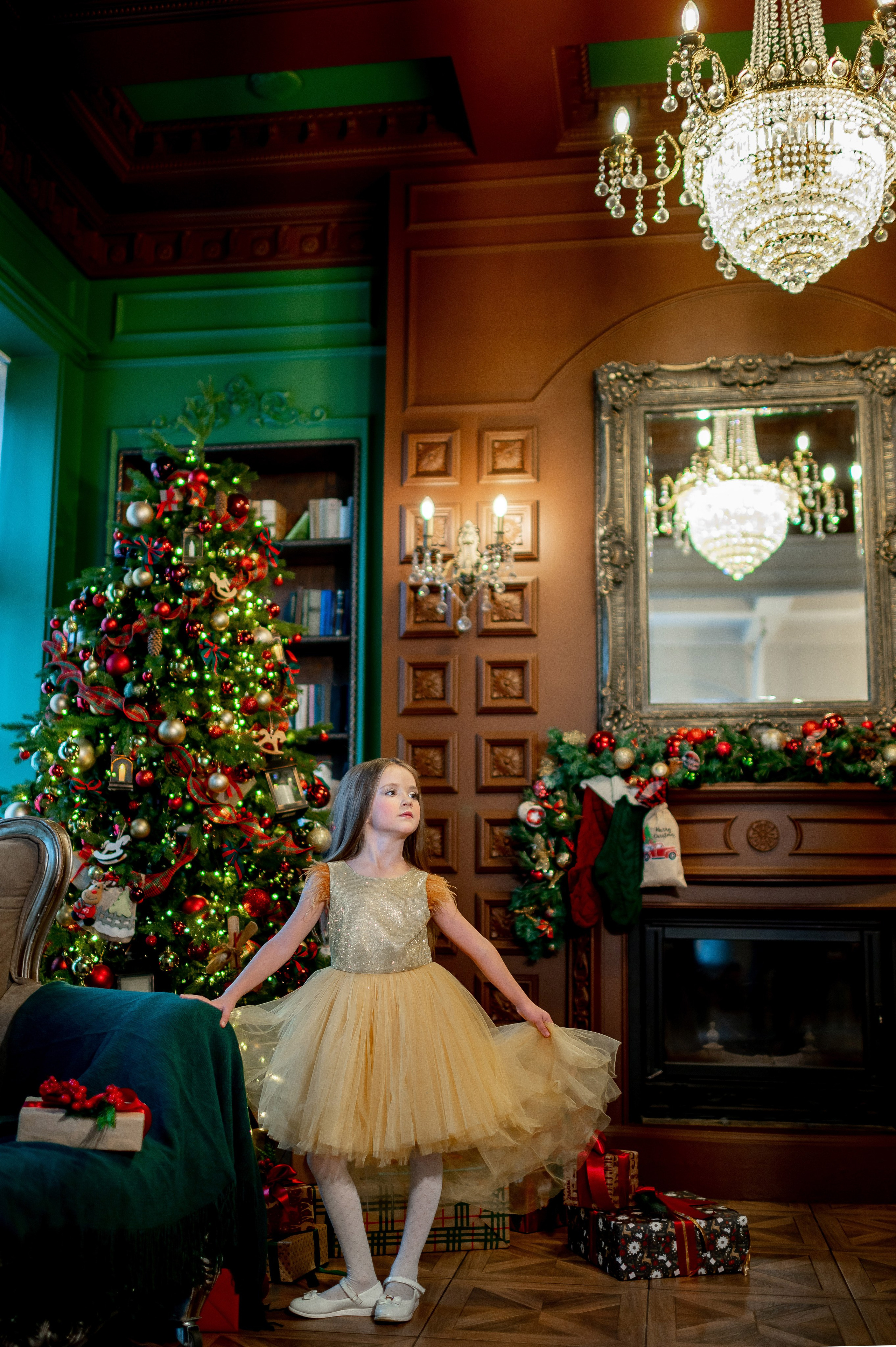 Новогодняя фотосессия в Leona Stage. Портретный, семейный и свадебный фотограф в Санкт-Петербурге и в Пушкине Ширяев Денис