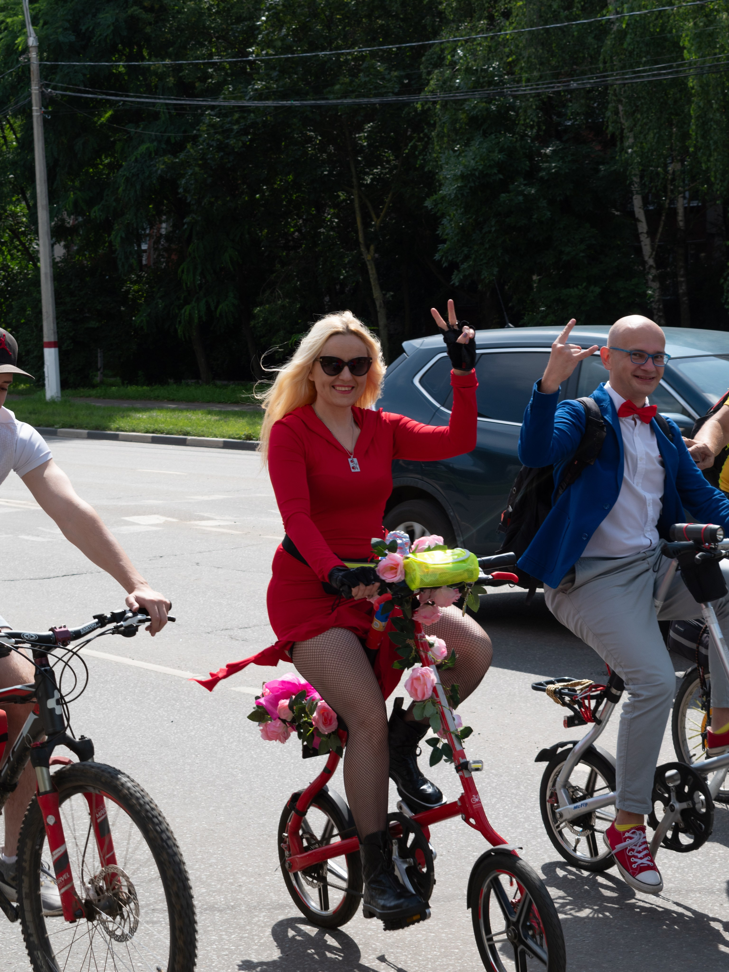 «Леди на велосипеде» — велопробег по г. Жуковскому 2025. Репортажный фотограф Сыбер Мартти