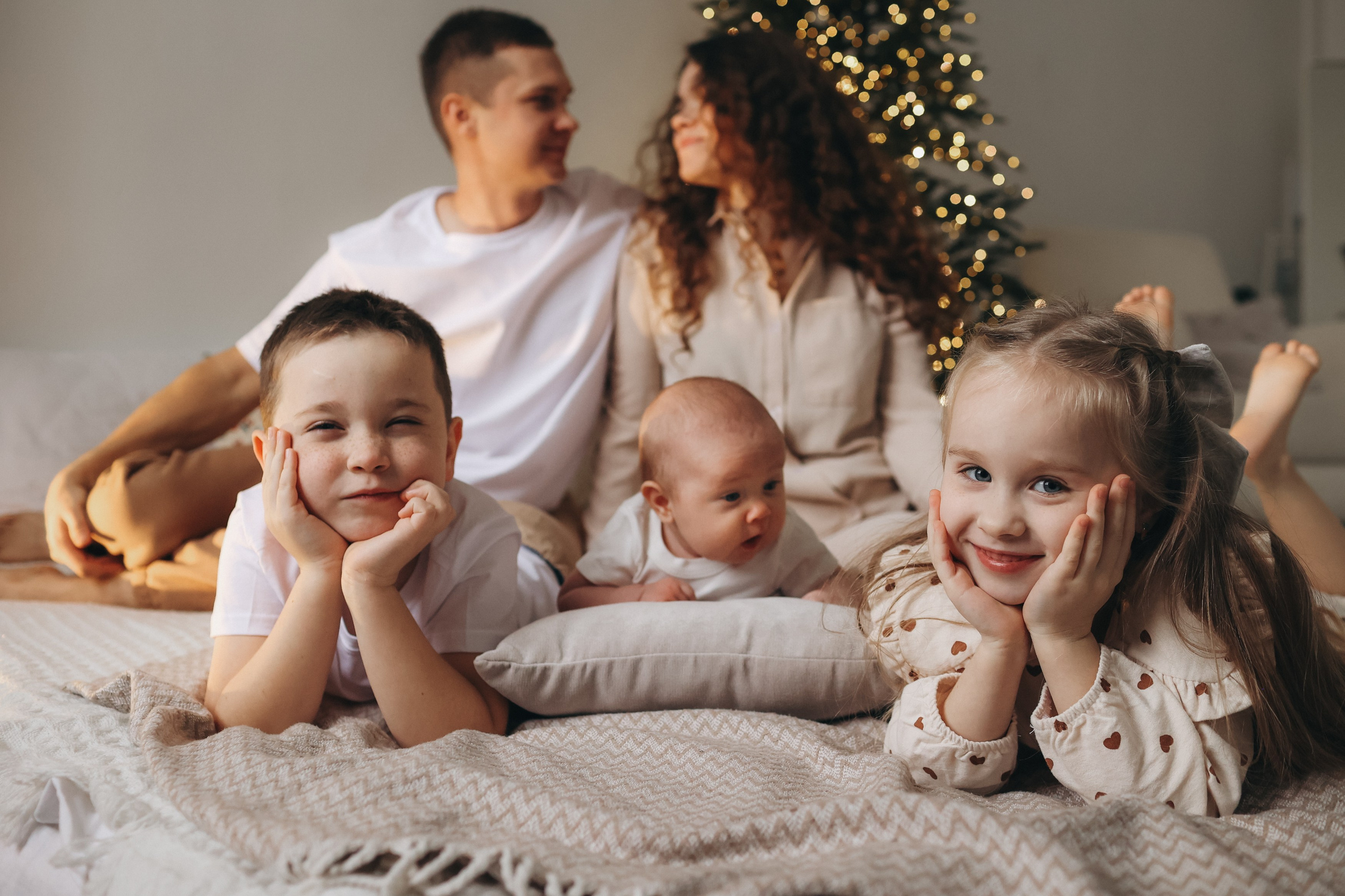 Новогодняя фотосессия семейная фотосессия. Фотограф Владимир Москва