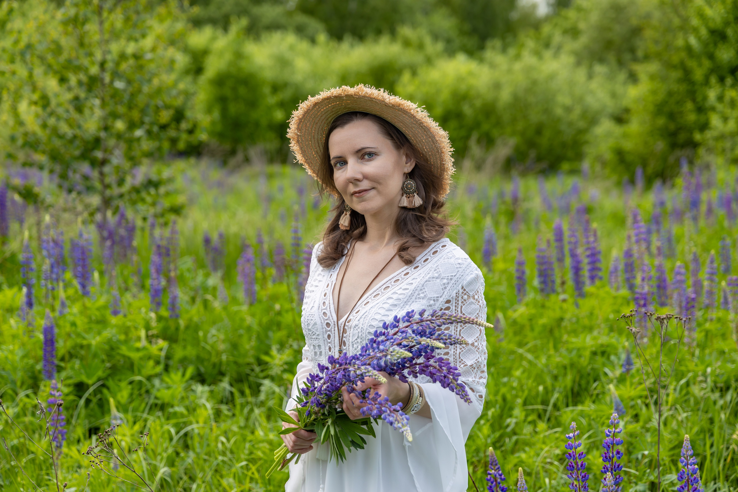 Фотосессия в люпинах. Репортажный, семейный и студийный фотограф в Москве Демин Алексей