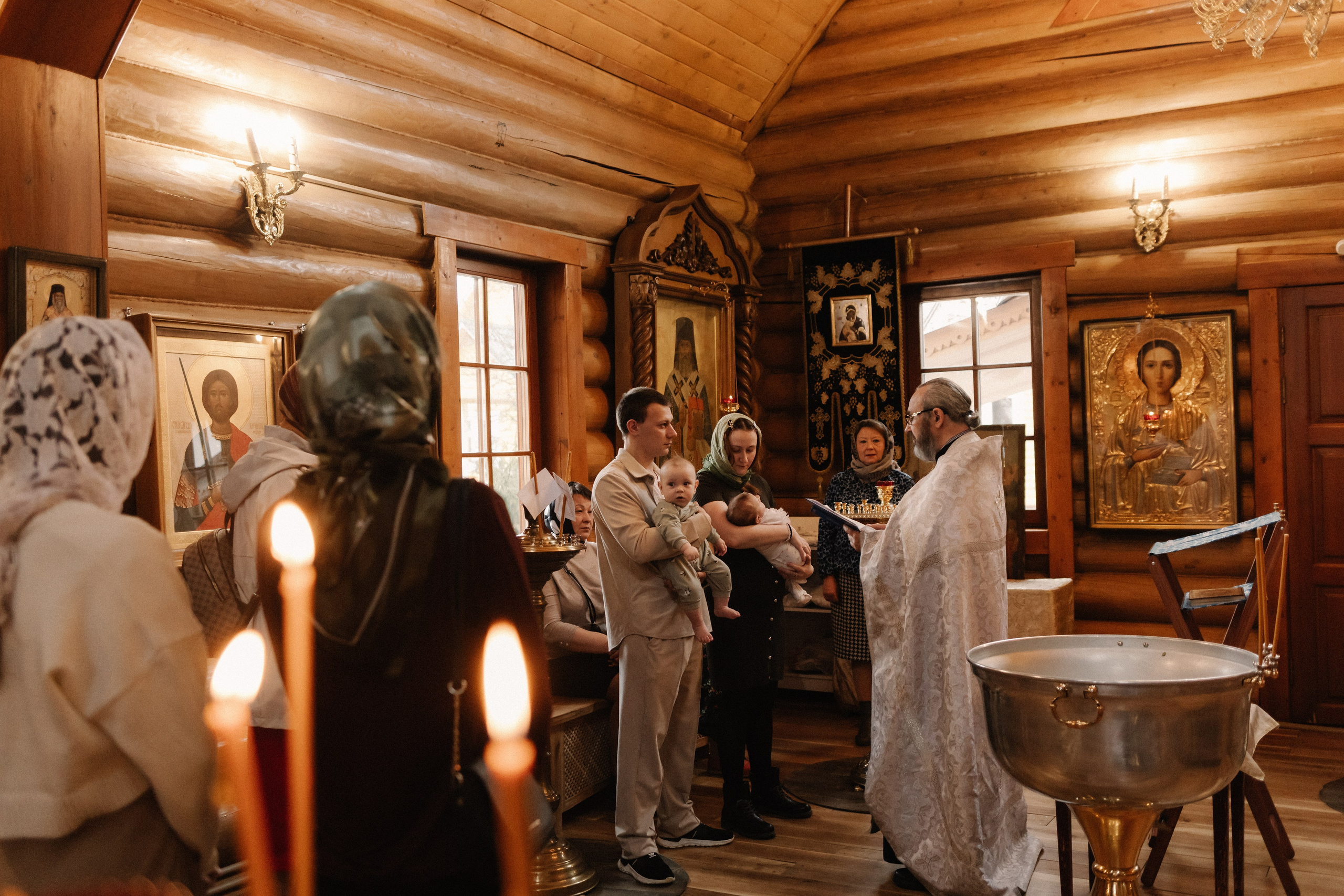 Крещение Платона и Софии. Семейный и детский фотограф в Нижнем Новгороде Буслаева Мария