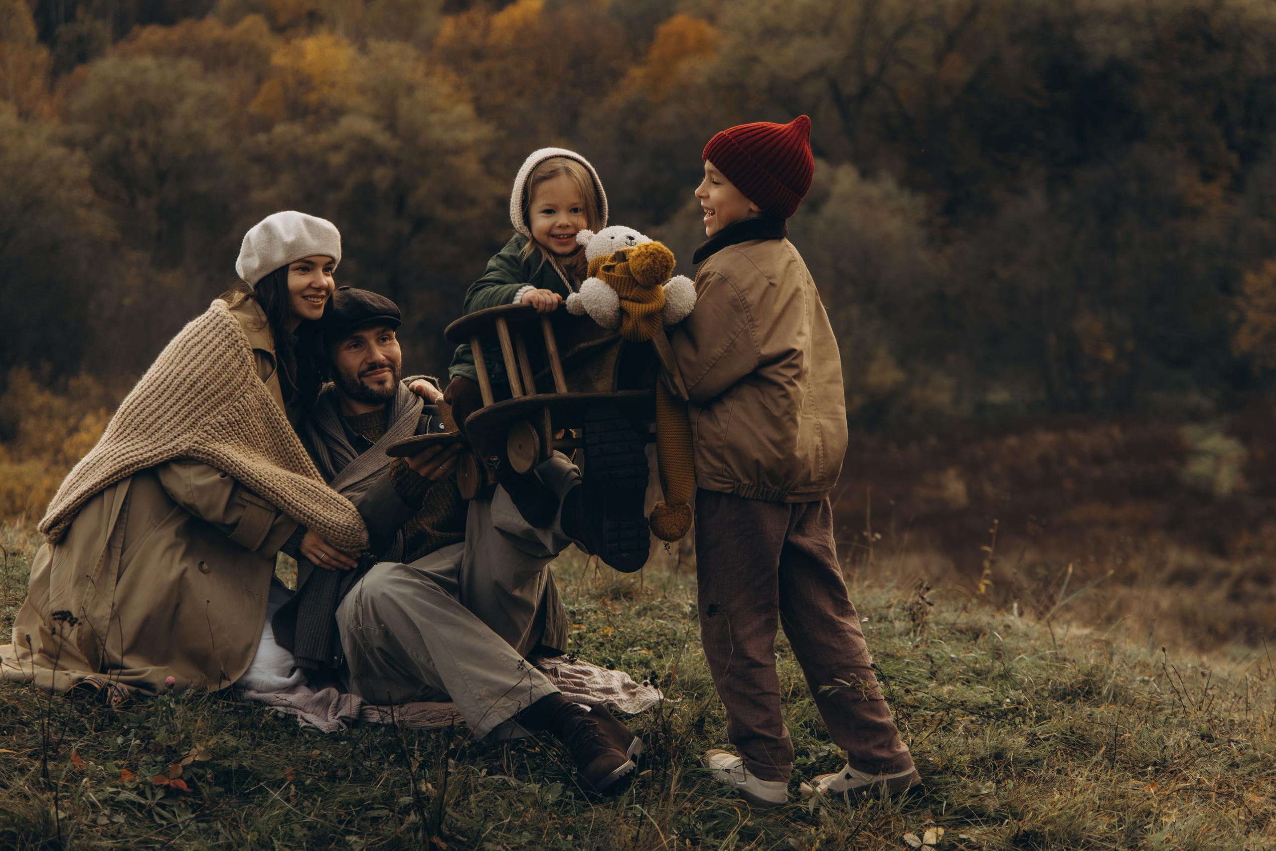 Теплая осенняя история. Семейный фотограф в Москве Лоншакова Кристина