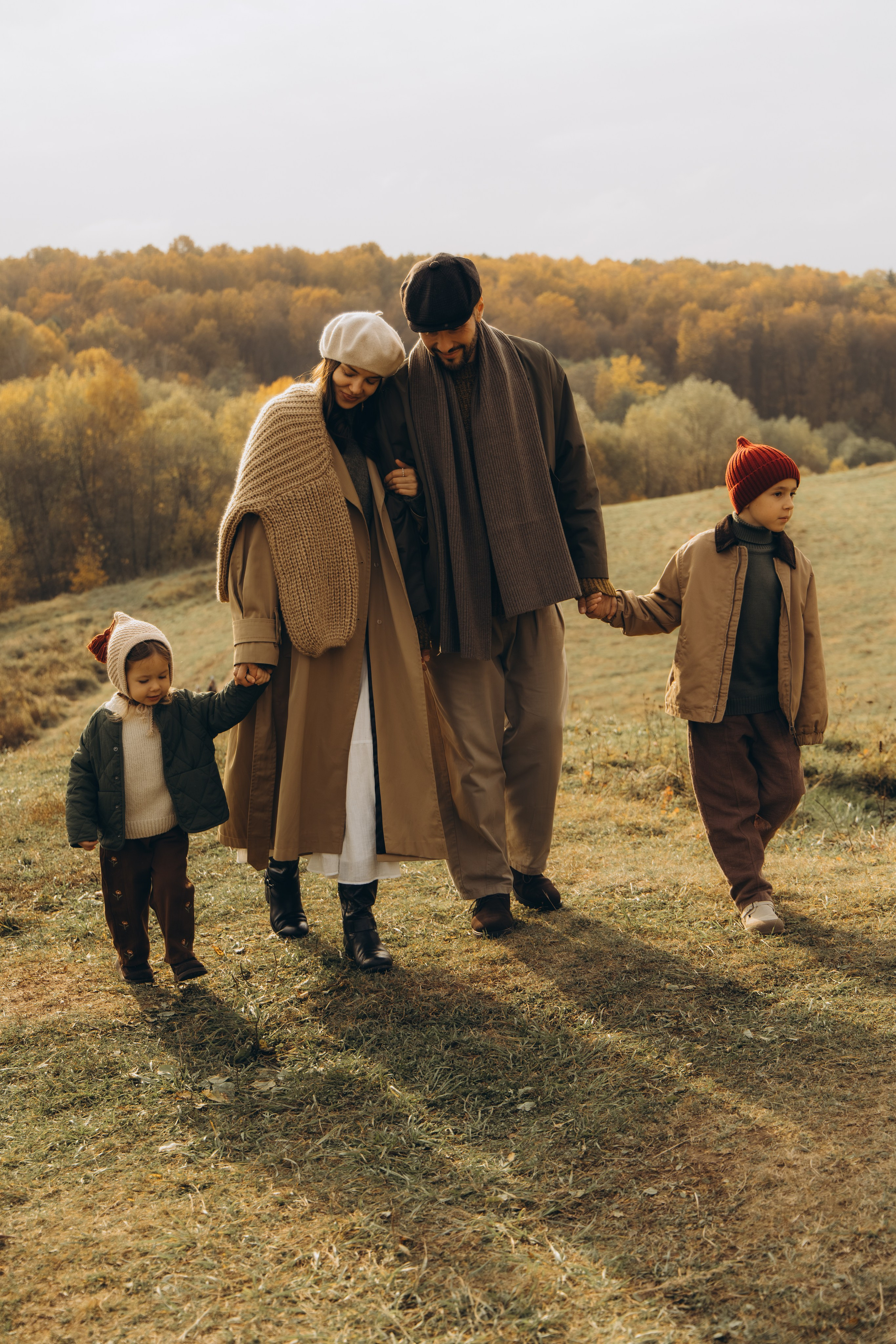 Теплая осенняя история. Семейный фотограф в Москве Лоншакова Кристина