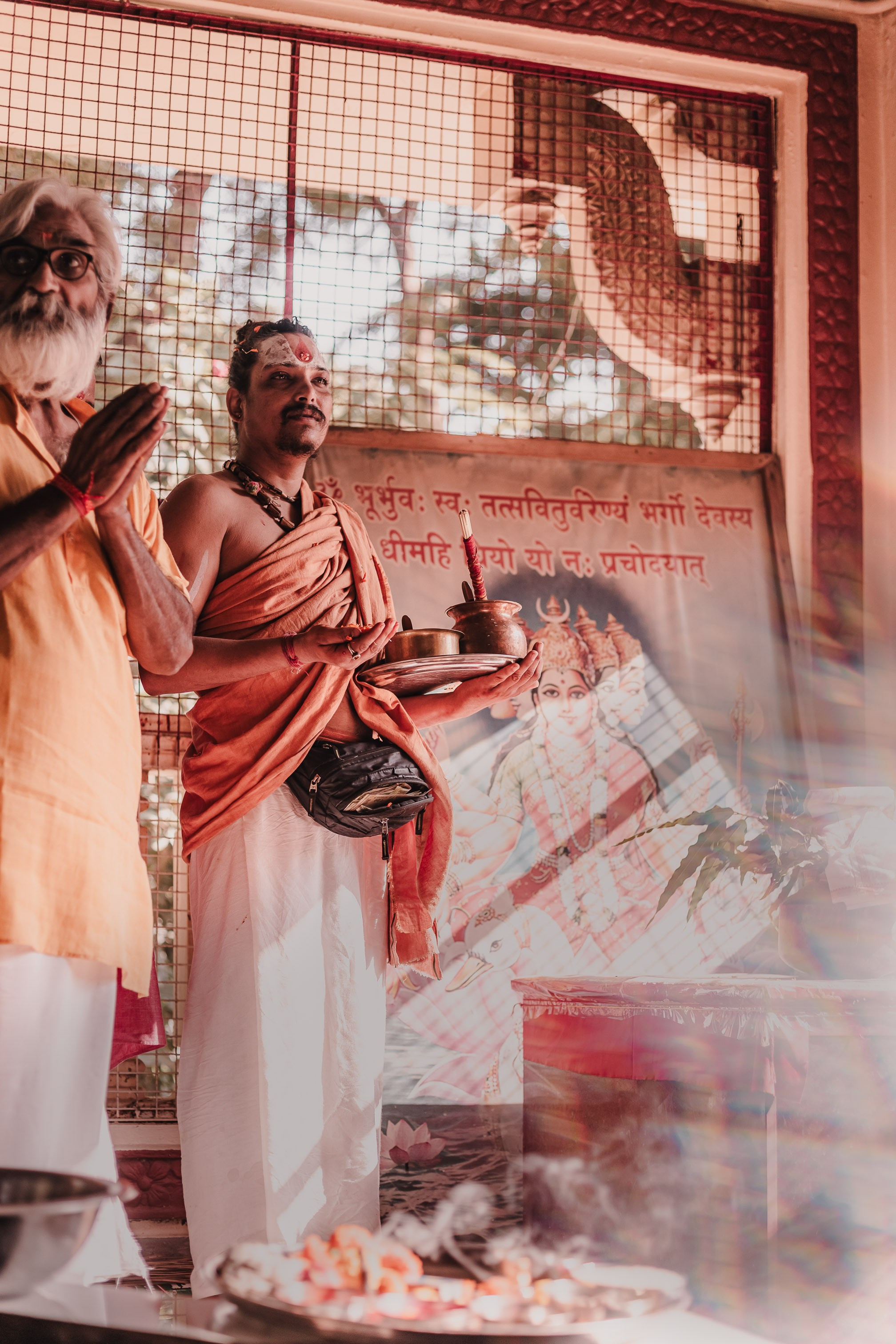 Lakshmi pooja in India. Mariam Bagdasaryan