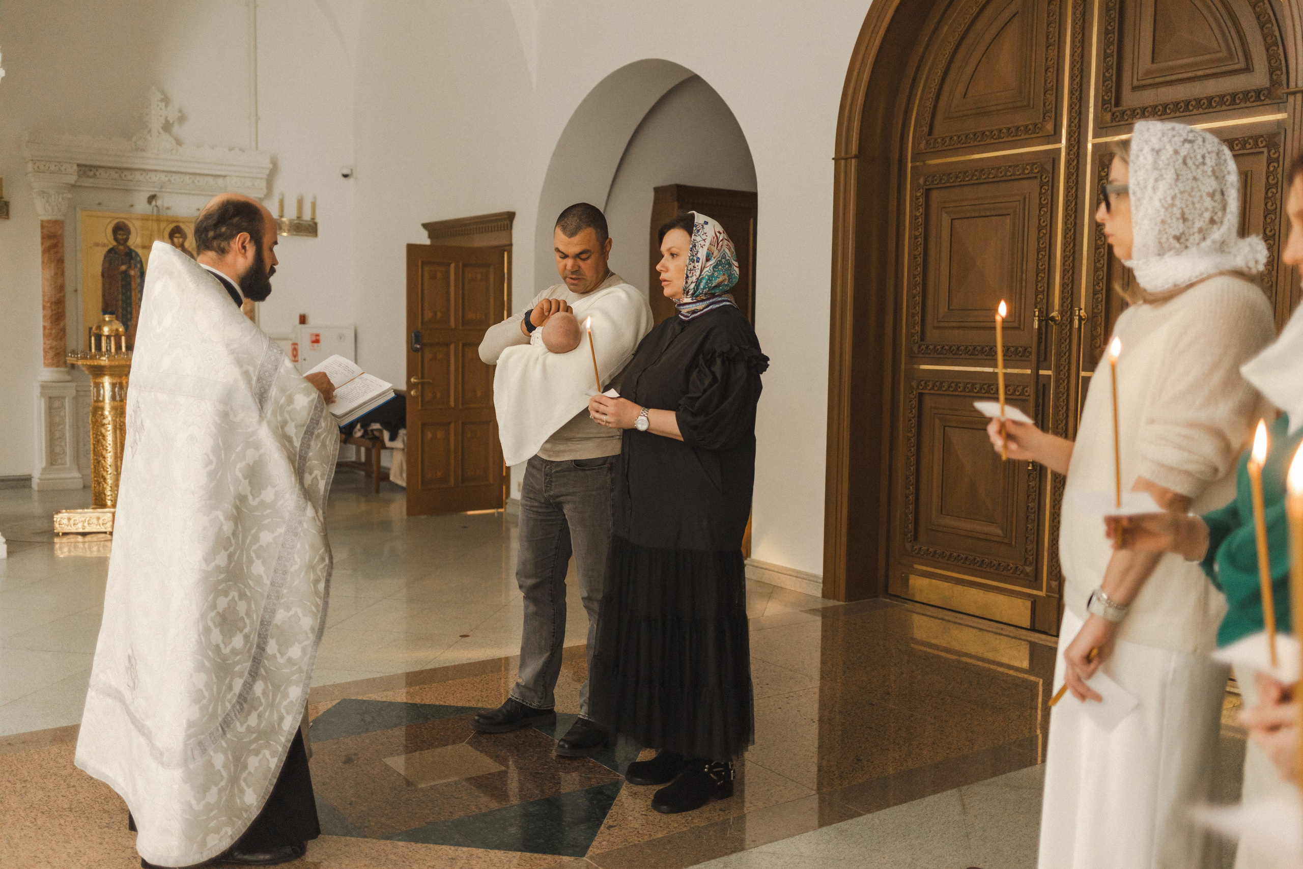 Крещение Стефании. Семейный фотограф в Москве