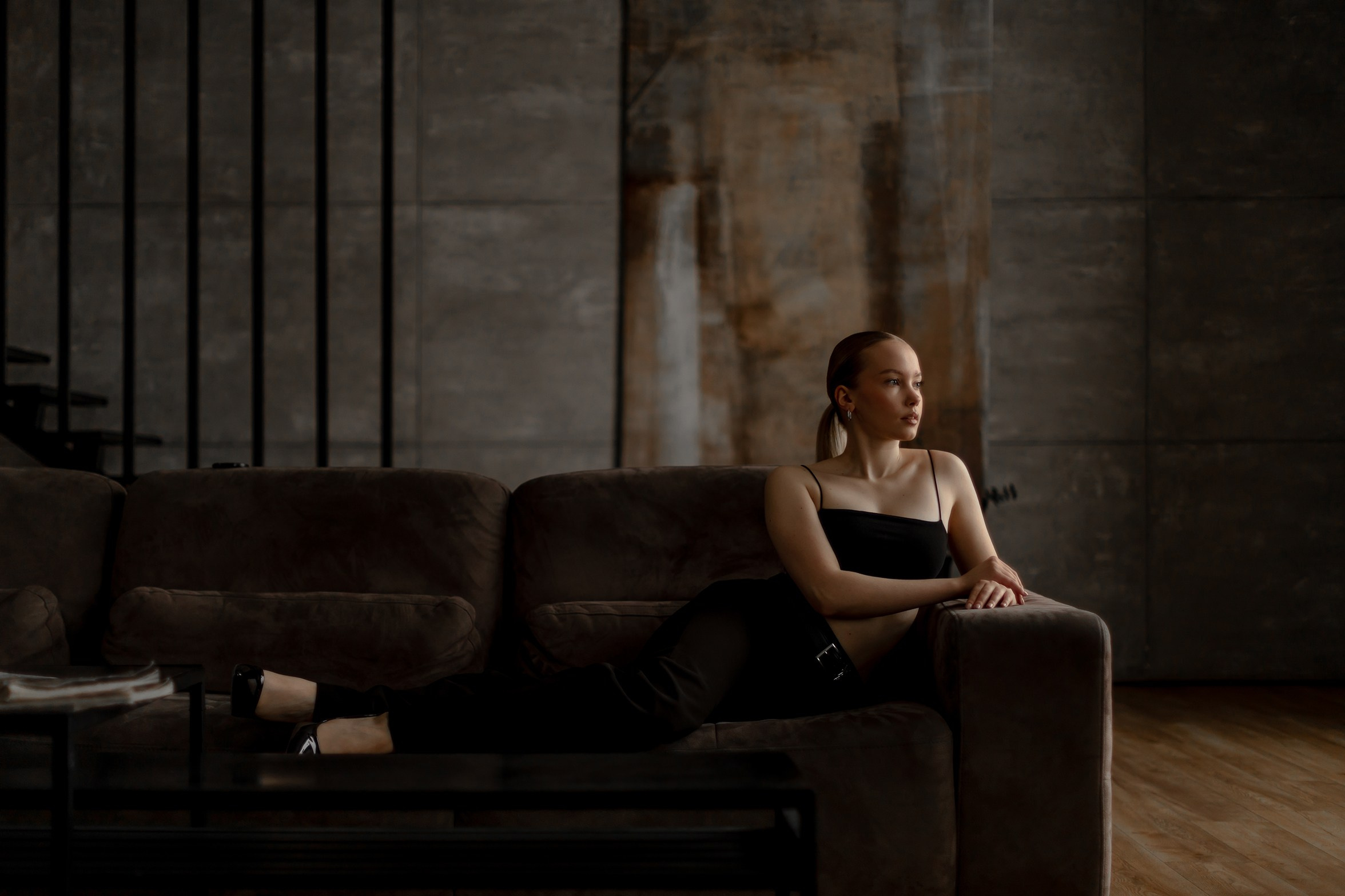 фотосессия для женщины в студии