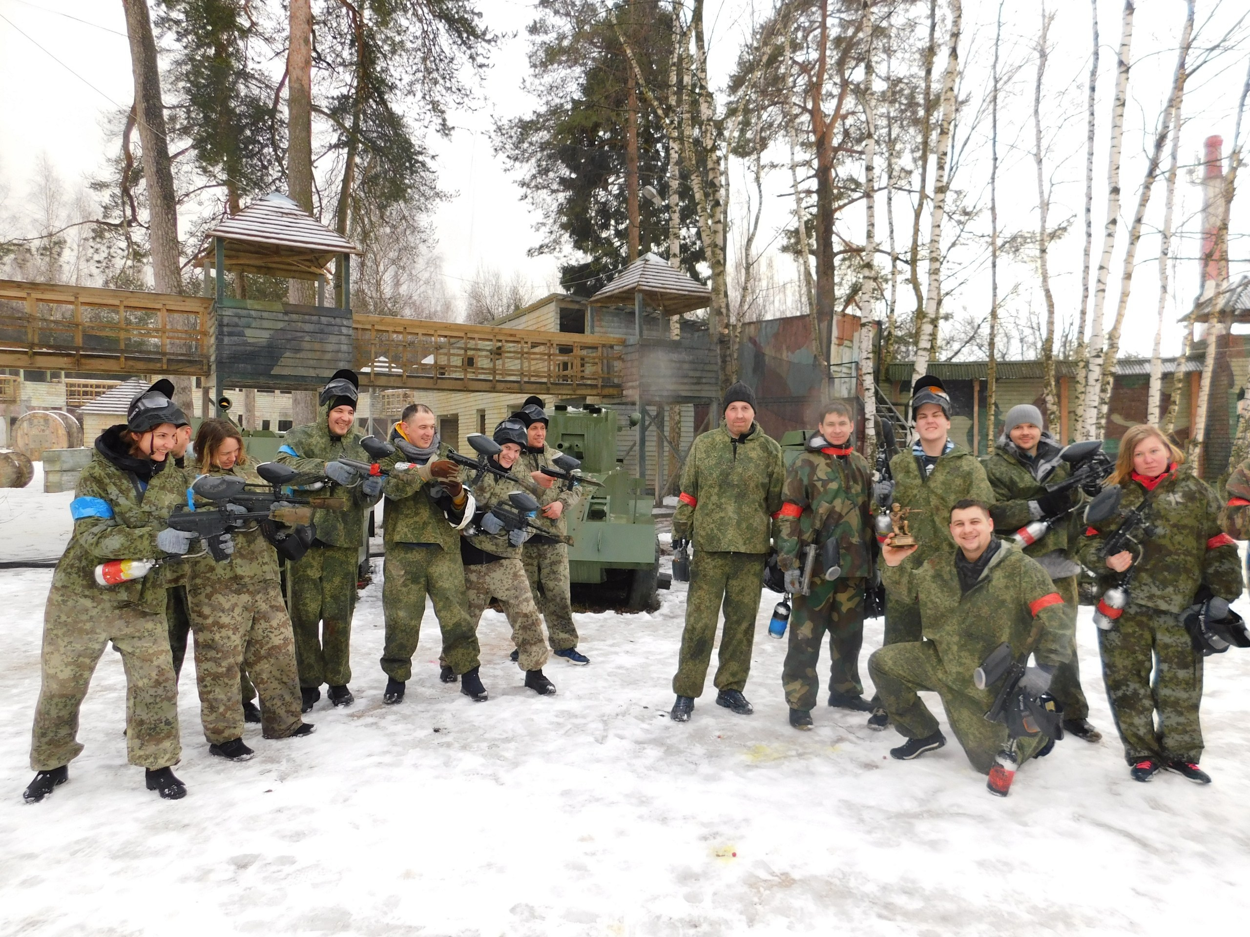 Пейнтбол + шашлычки | 23.02.2020. Галерея Фантим