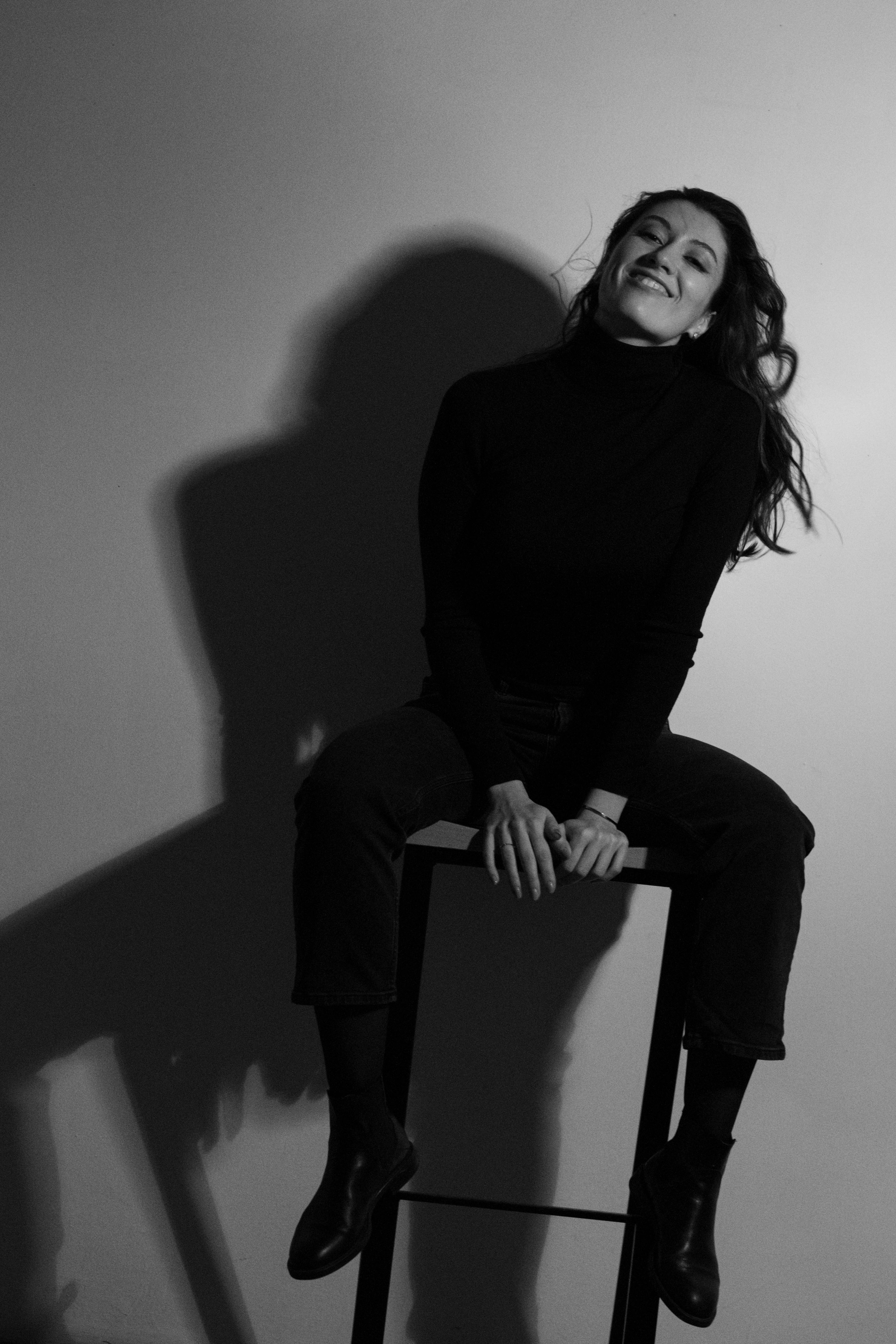 Ч/б портрет с Настей. Фотограф, Римма Невинская