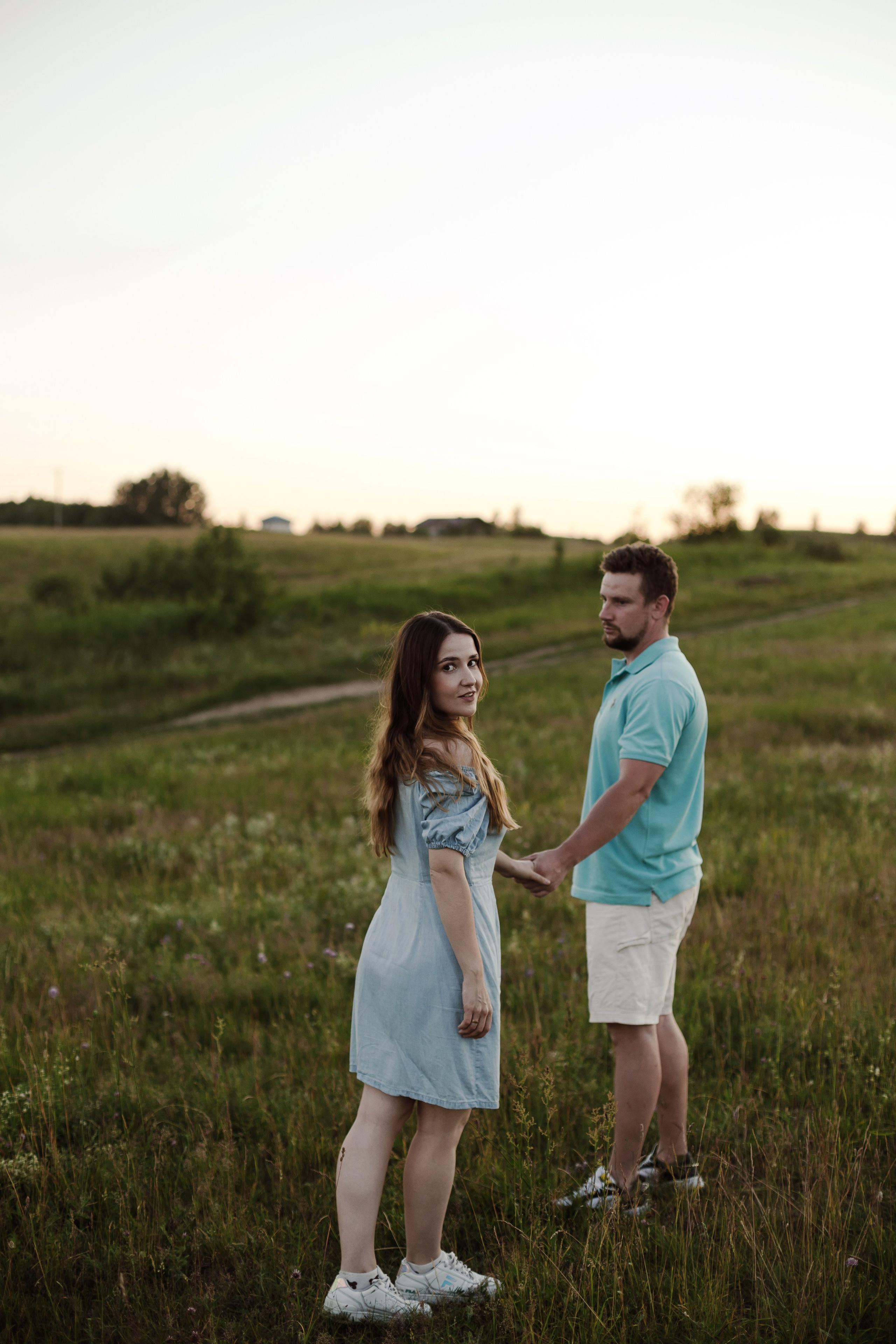 Колтушские высоты — Марина и Сергей. Портретный фотограф в Санкт-Петербурге Элина Ситникова