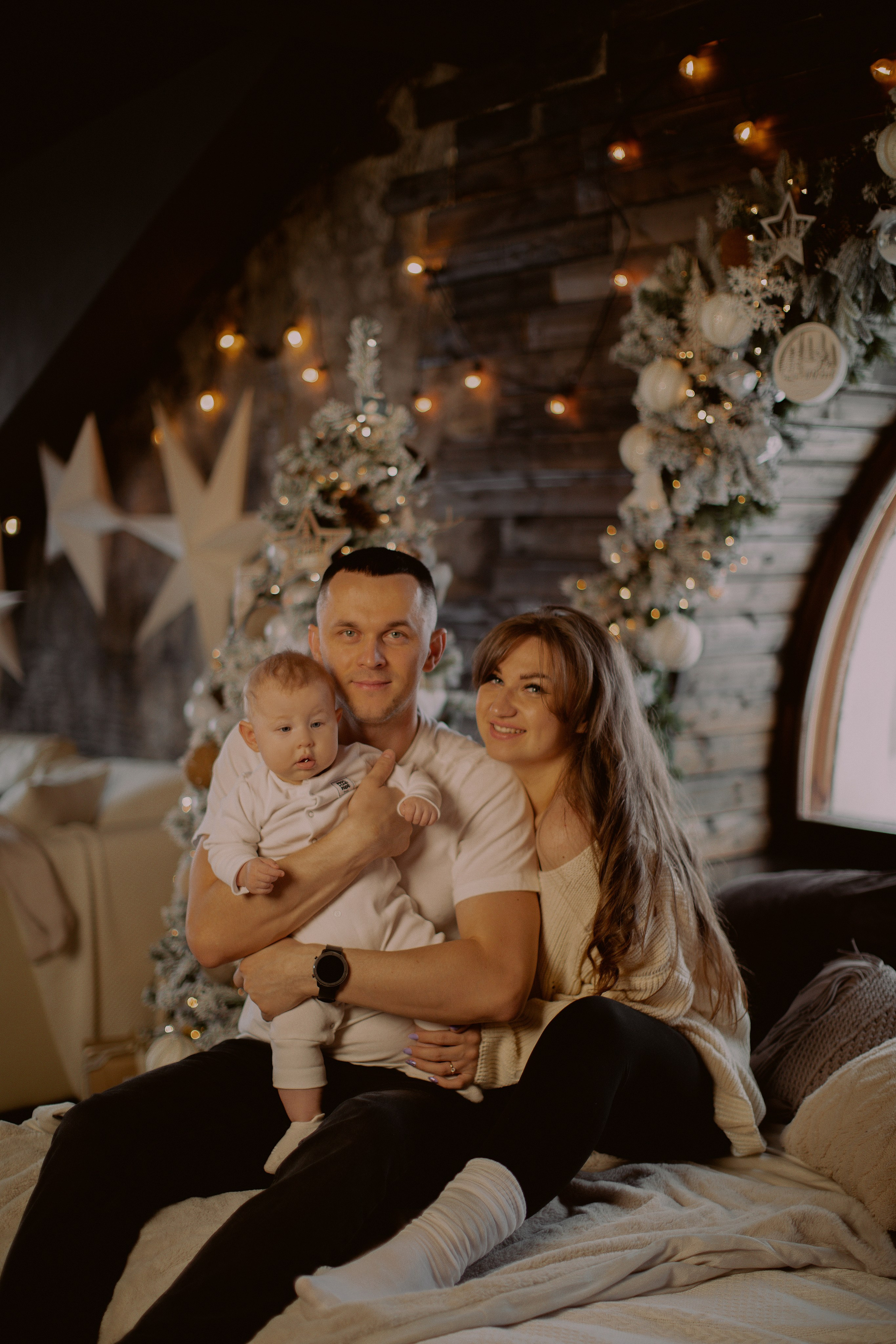 Первая новогодняя фотосессия малышки Эмилии. Фотограф в Нижнем Новгороде