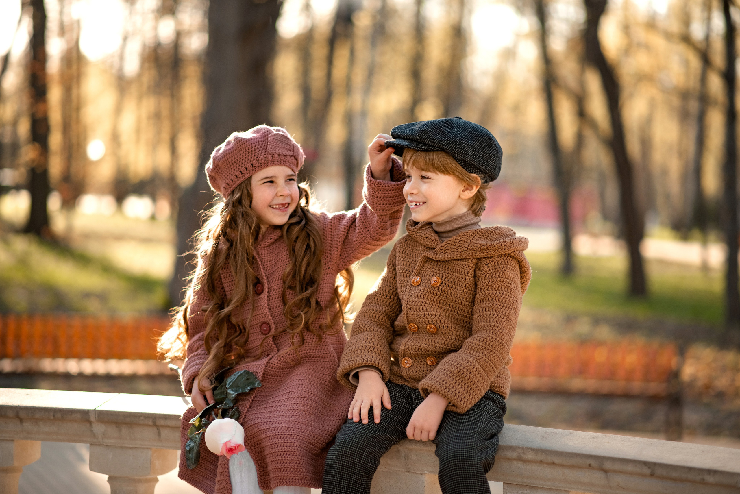 Лев и Диана. Детская фотосессия в парке. Семейный и детский фотограф в Туле Светлана Воронкова