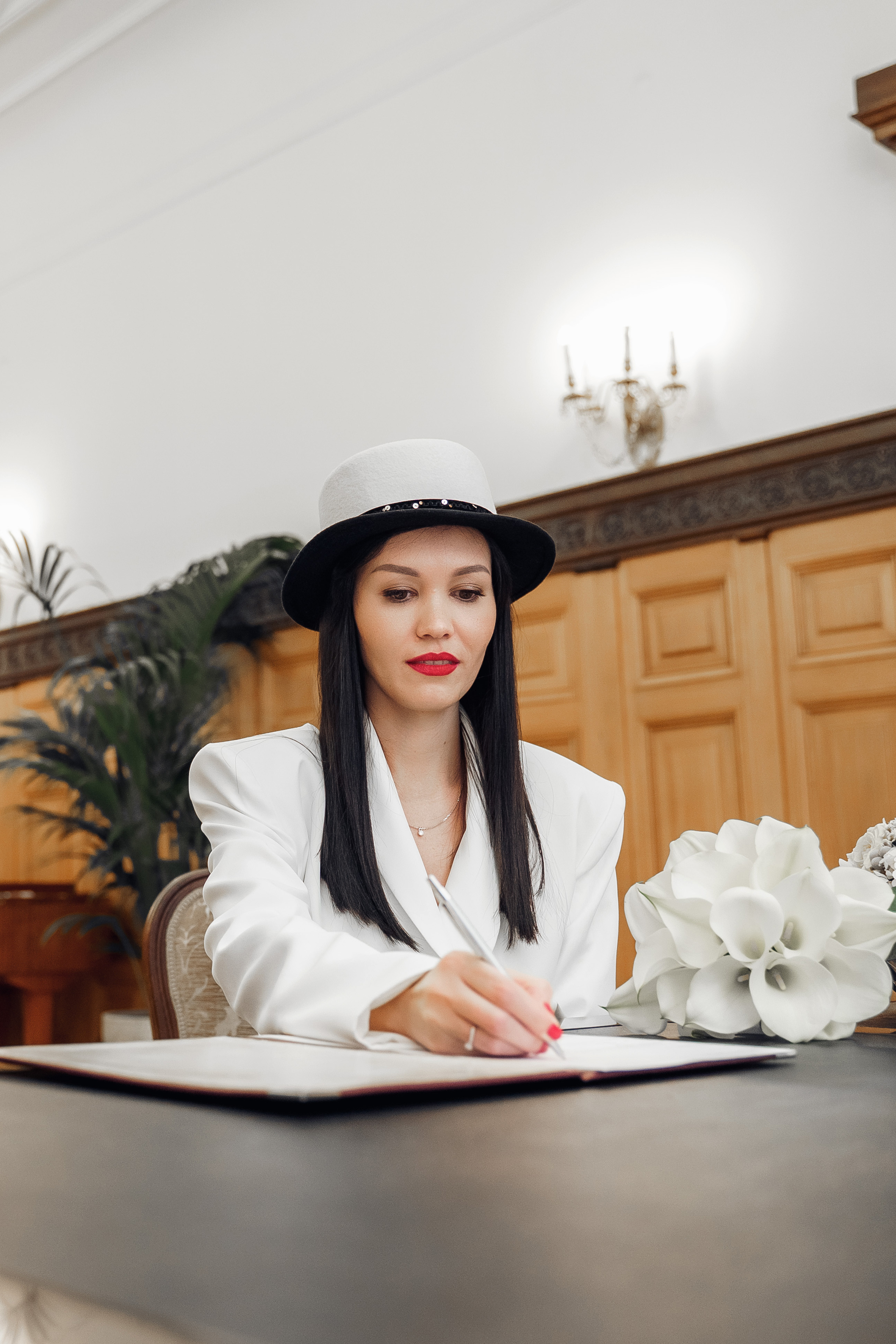 В шляпах ходят не только джентельмены. Свадебный фотограф Москва и МО