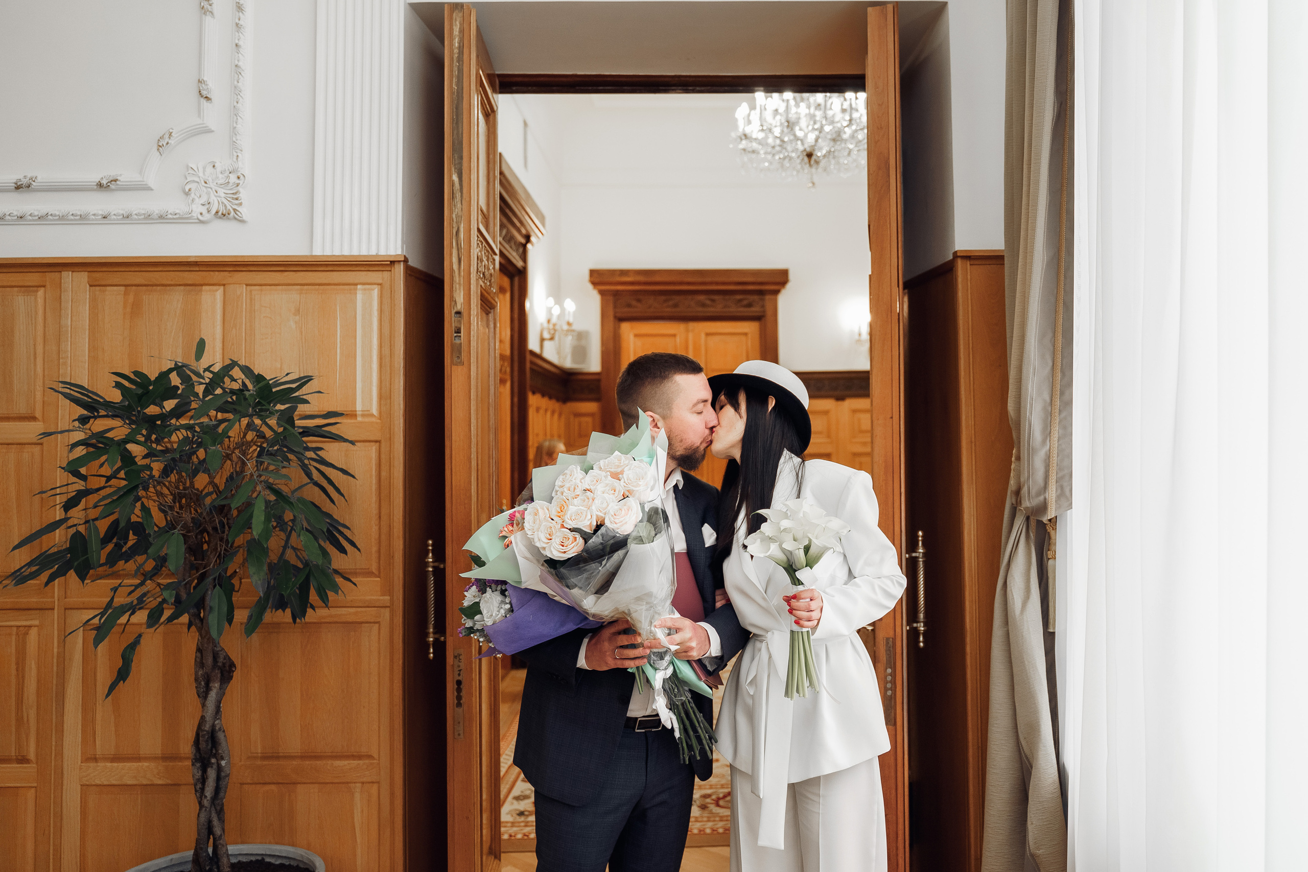 В шляпах ходят не только джентельмены. Свадебный фотограф Москва и МО