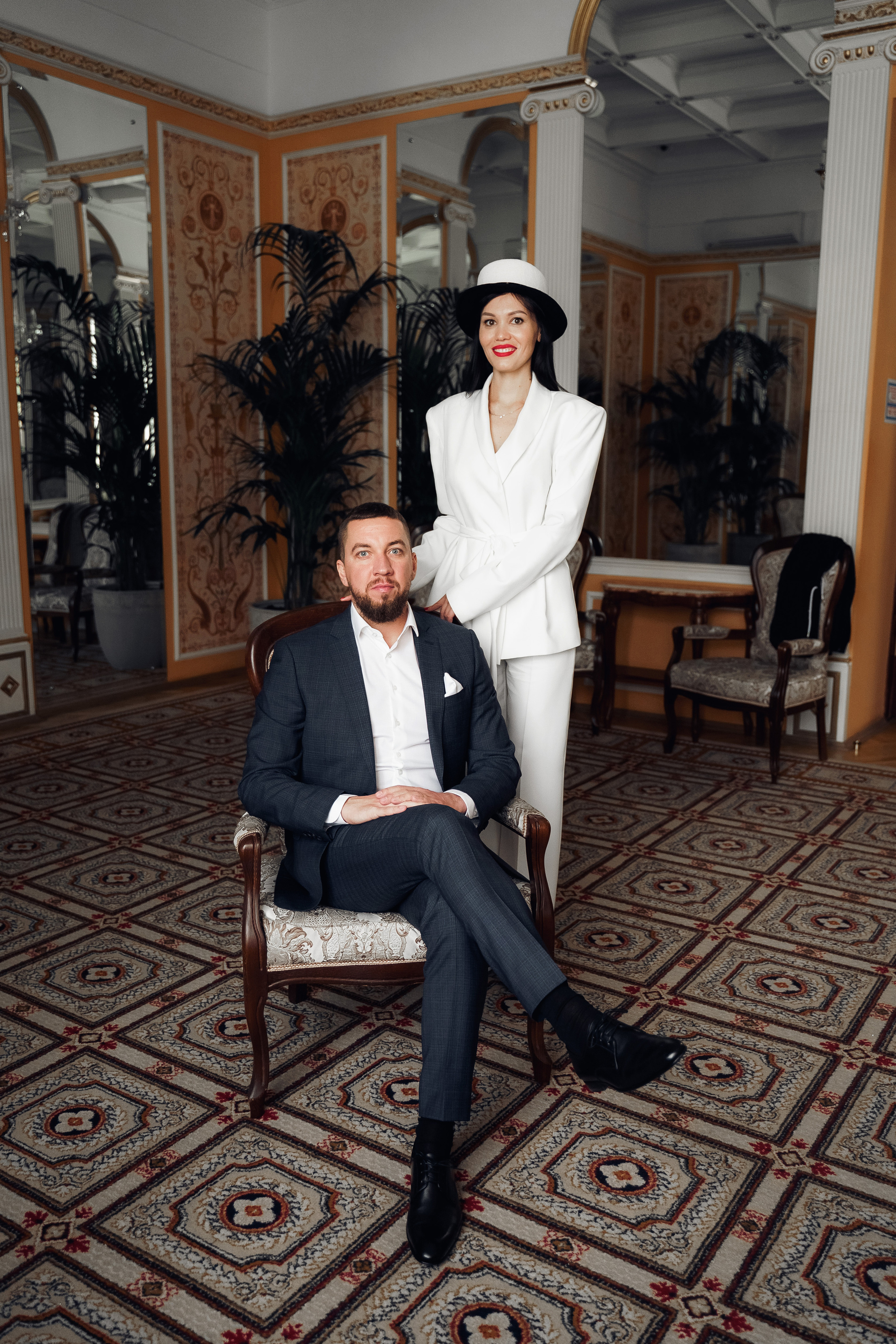 В шляпах ходят не только джентельмены. Свадебный фотограф Москва и МО