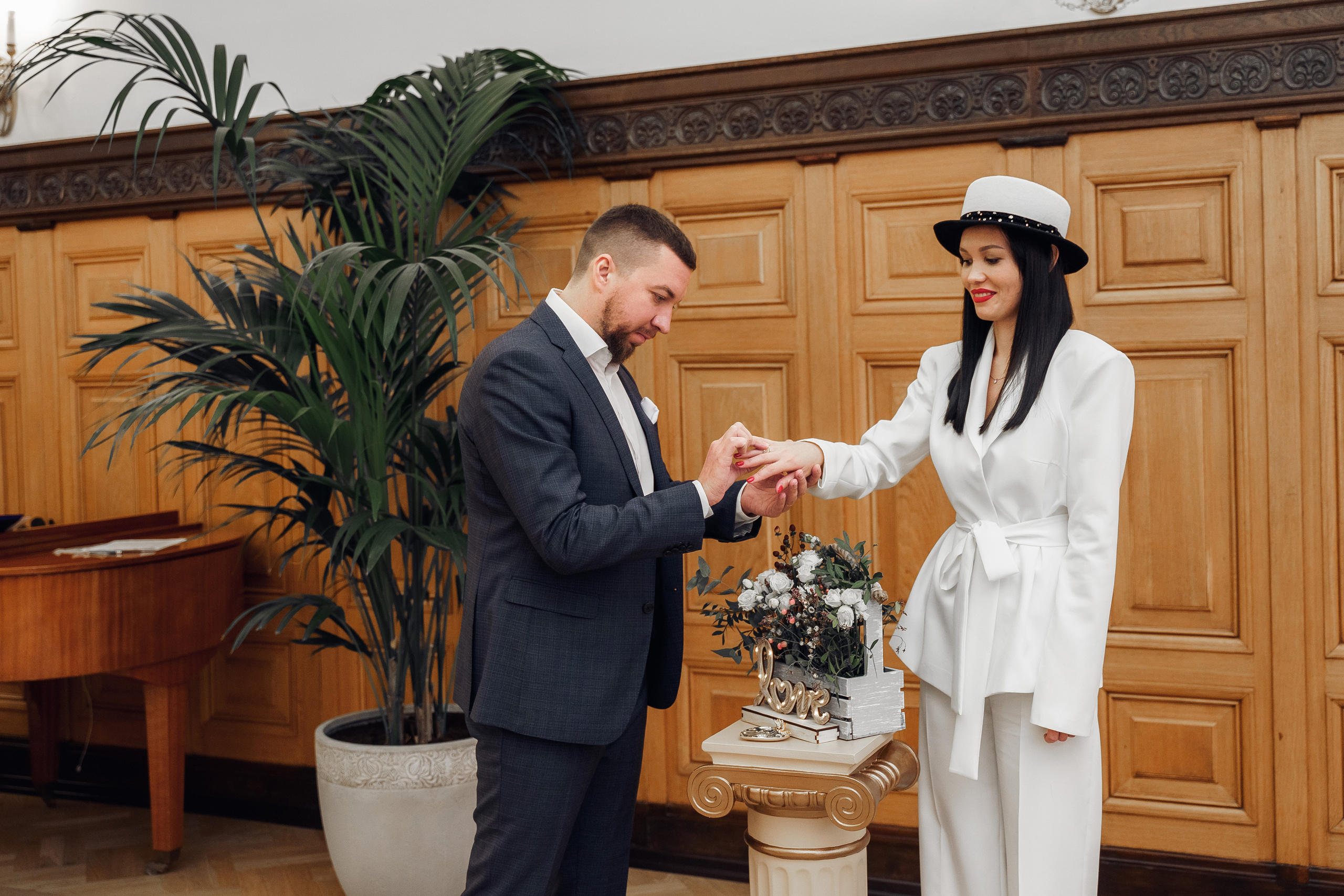 В шляпах ходят не только джентельмены. Свадебный фотограф Москва и МО