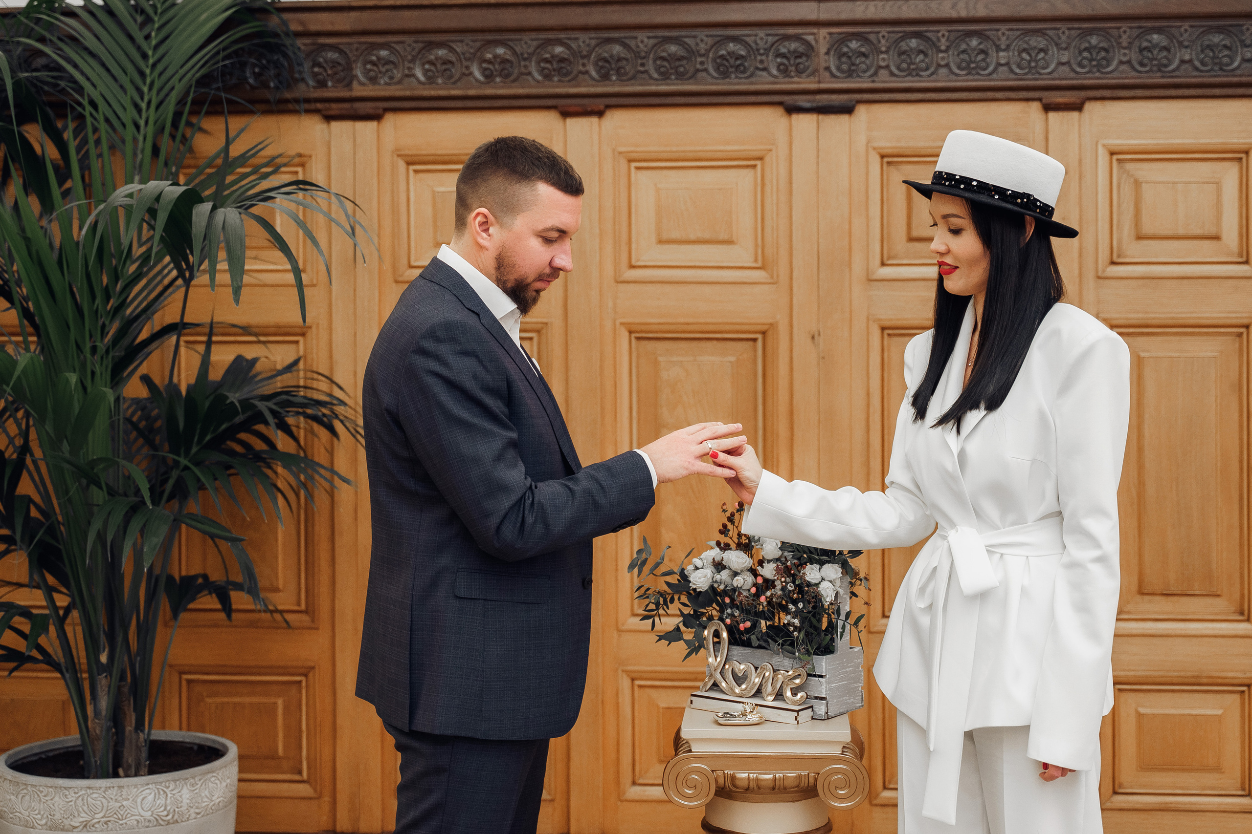 В шляпах ходят не только джентельмены. Свадебный фотограф Москва и МО