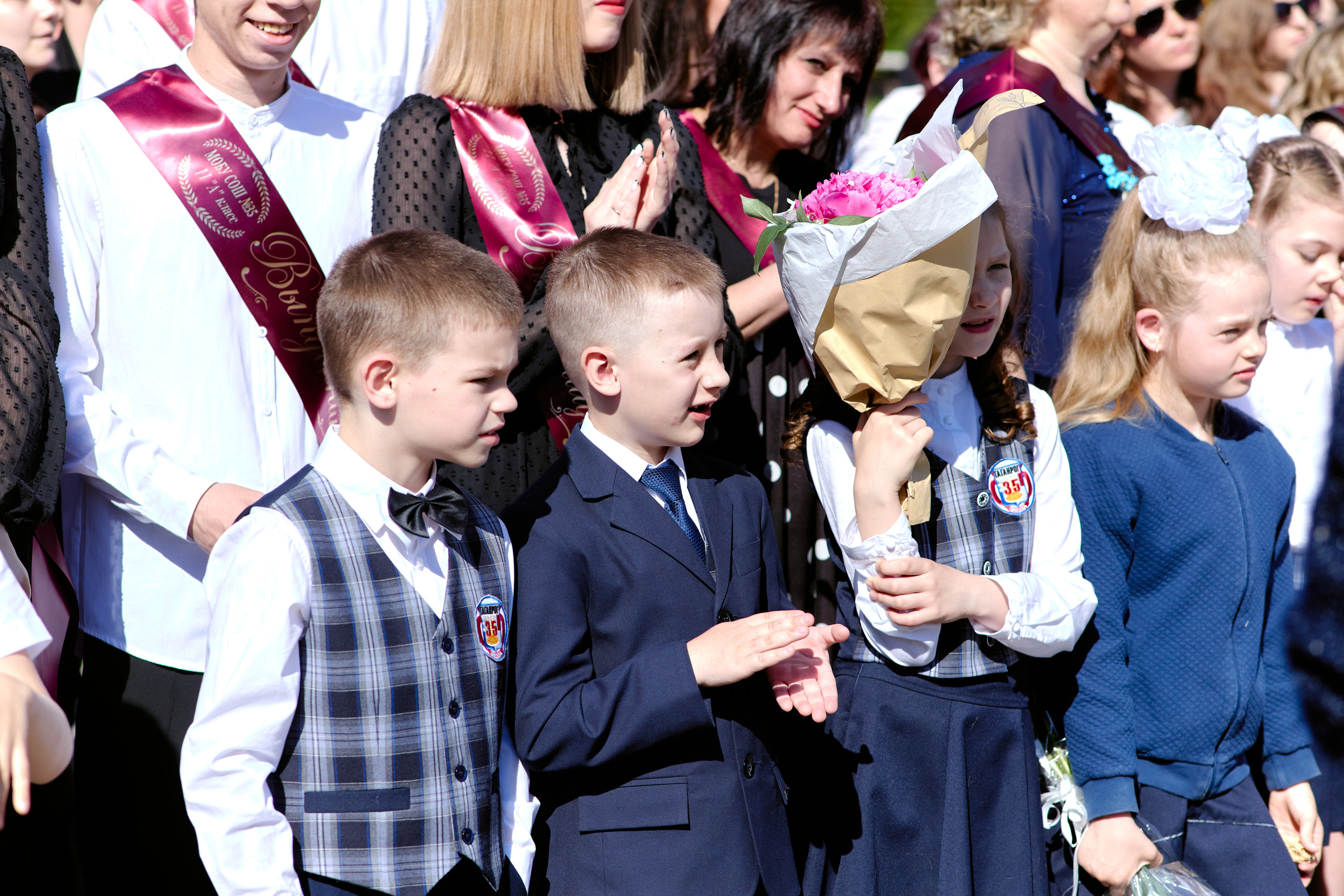 Сьемка на 1 сентебря. Фотограф Выпускные альбомы Таганрог Сергей Коробченко