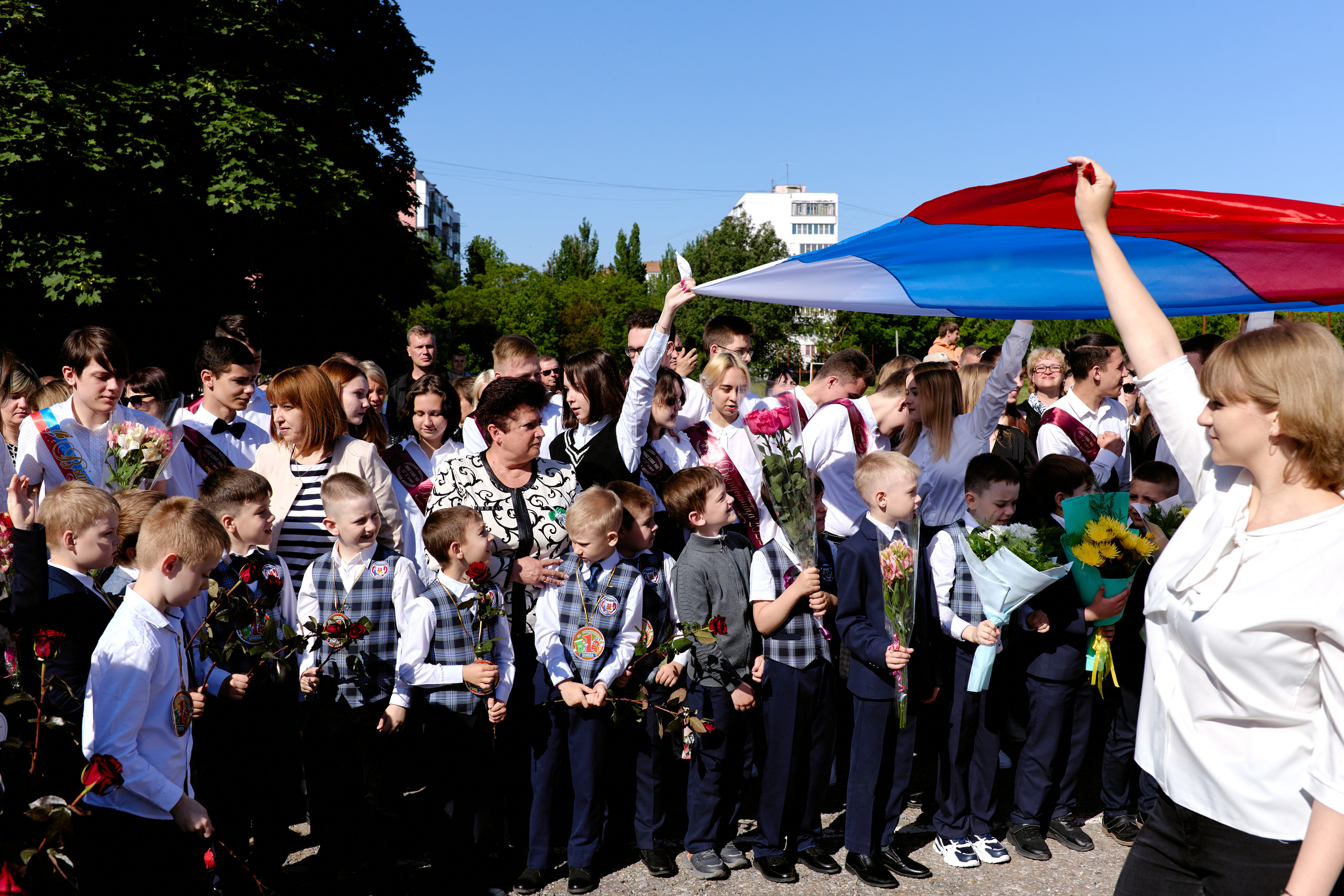 Сьемка на 1 сентебря. Фотограф Выпускные альбомы Таганрог Сергей Коробченко