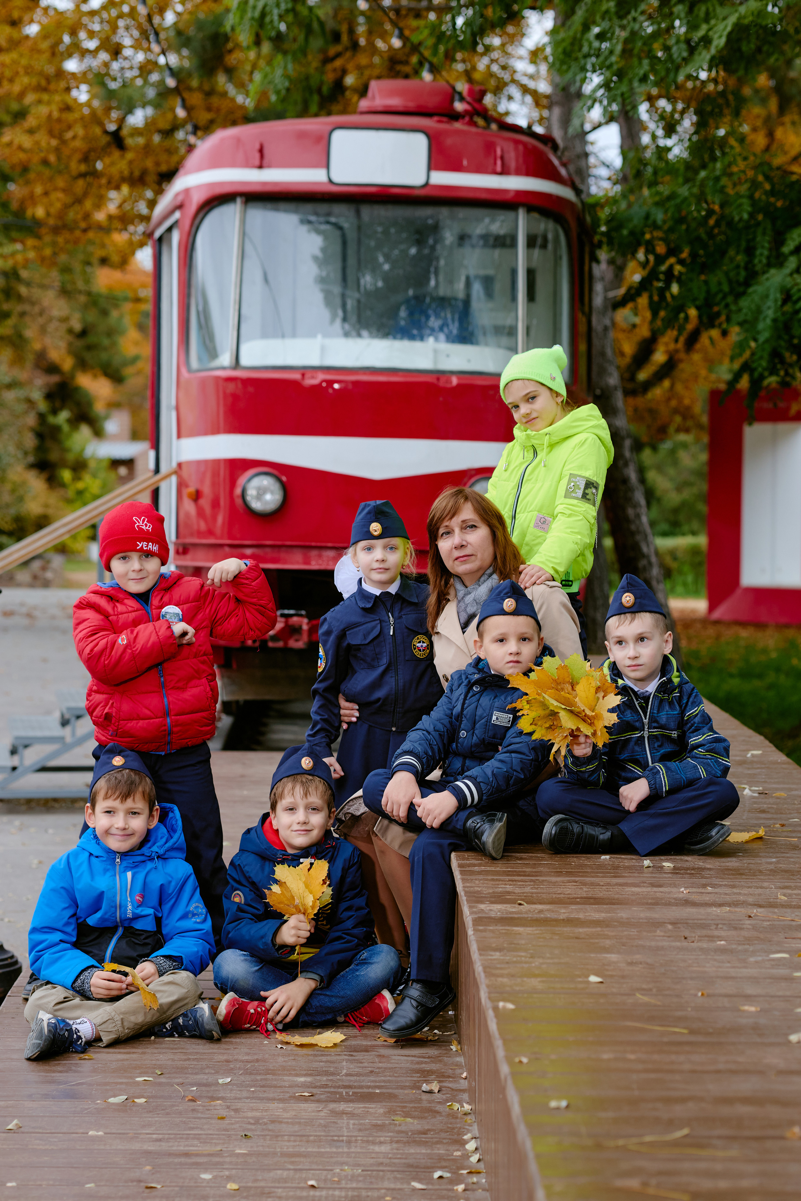 Сьемка в Парке 1 класс для альбомов таганрог. Фотограф Выпускные альбомы Таганрог Сергей Коробченко