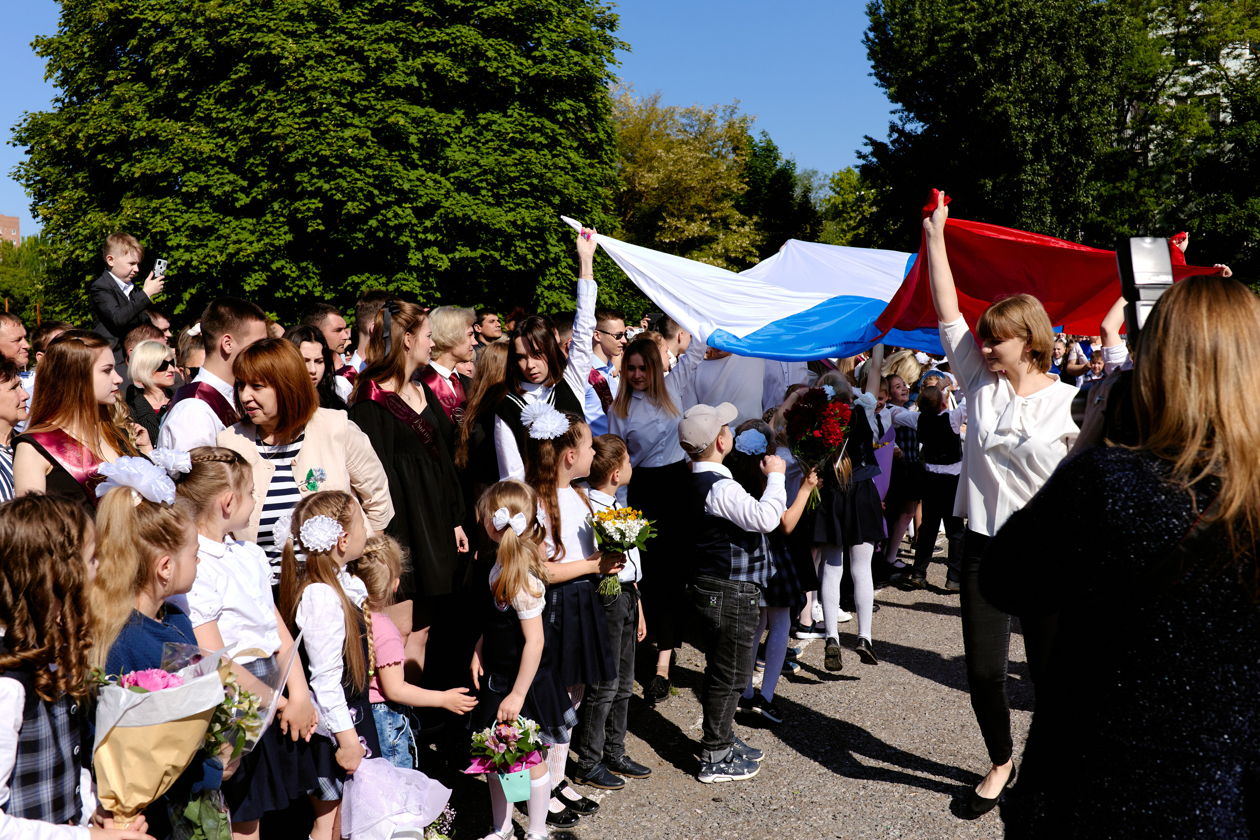Сьемка на 1 сентебря. Фотограф Выпускные альбомы Таганрог Сергей Коробченко