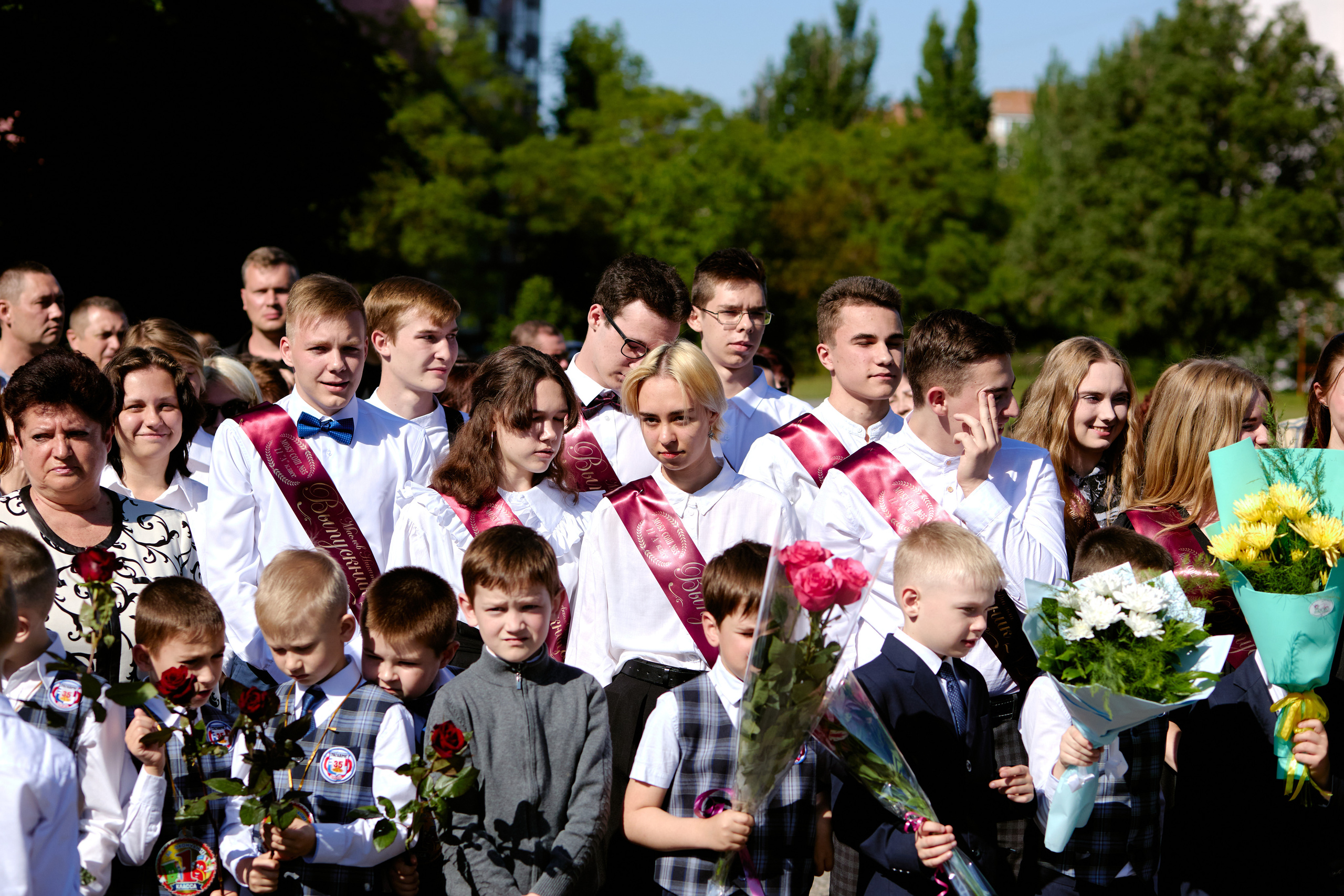 Сьемка на 1 сентебря. Фотограф Выпускные альбомы Таганрог Сергей Коробченко