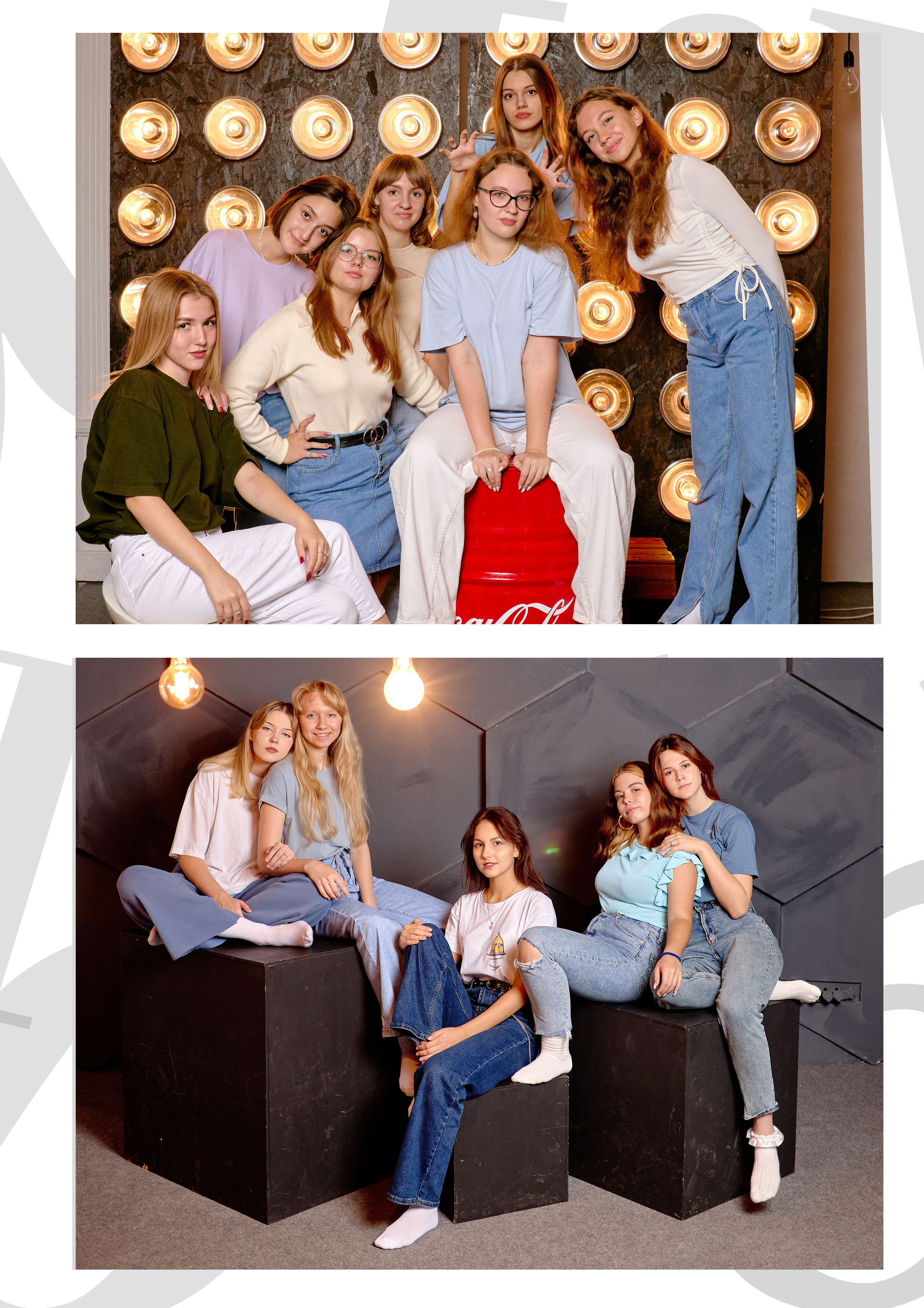 Сьемка выпускного альбома в студии Фотостудия GRUNGE HALL таганрог. Фотограф Выпускные альбомы Таганрог Сергей Коробченко