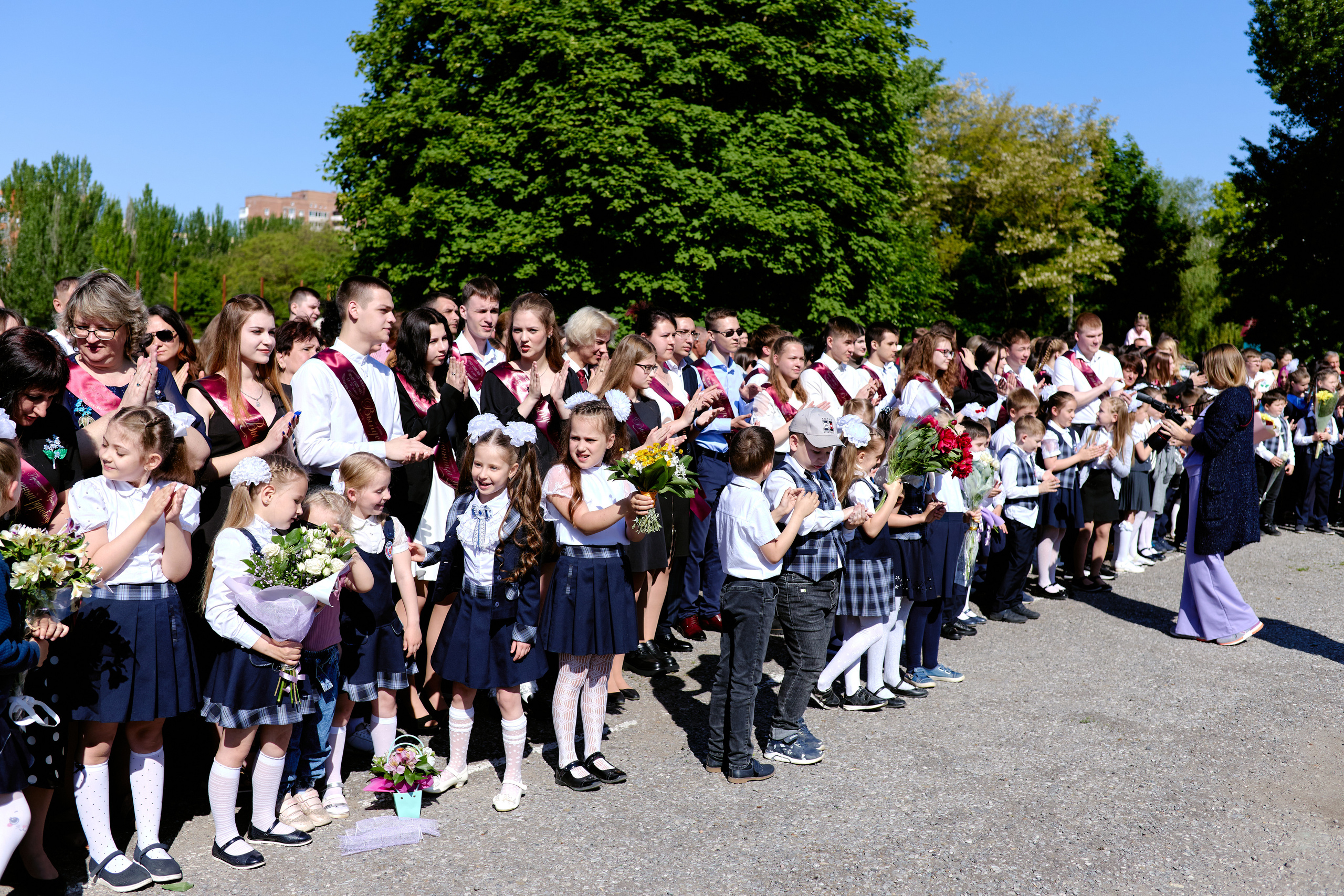 Сьемка на 1 сентебря. Фотограф Выпускные альбомы Таганрог Сергей Коробченко
