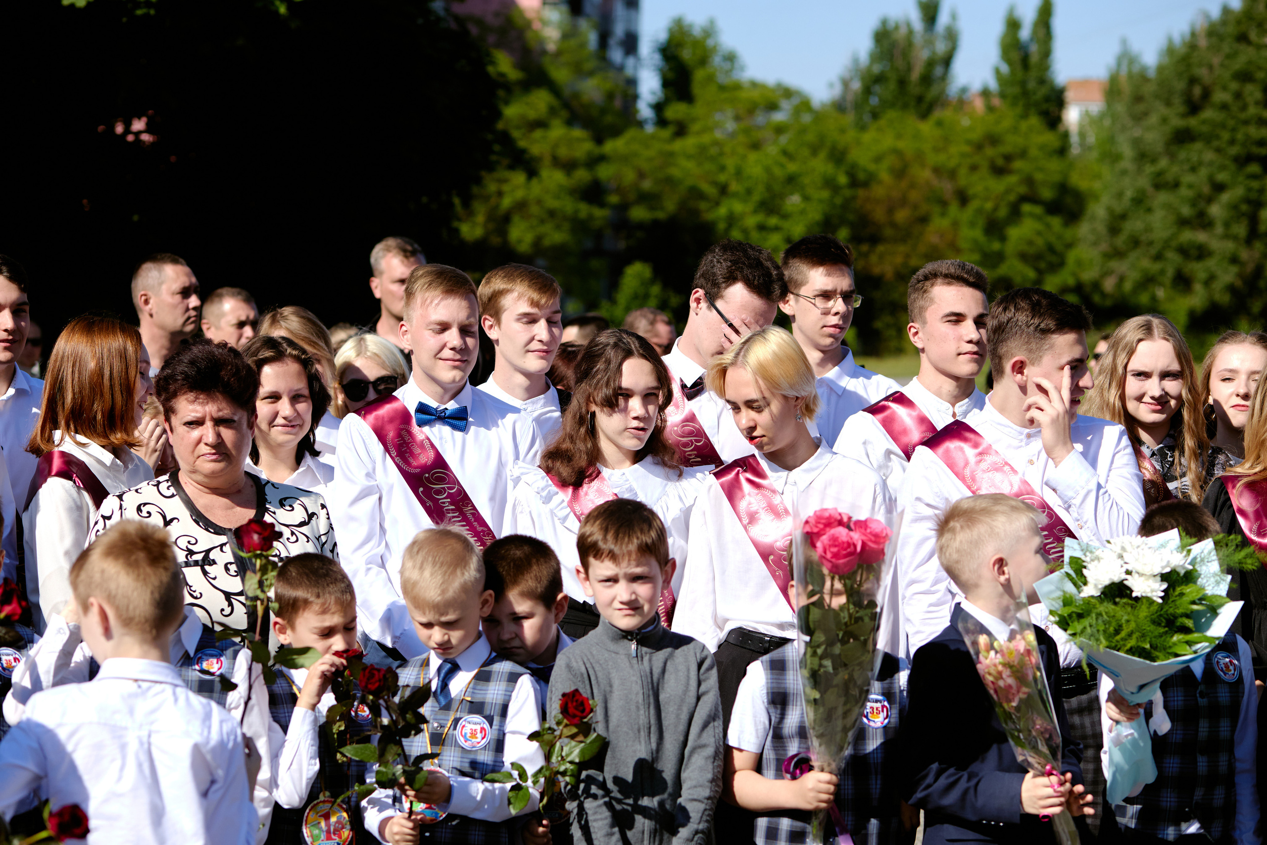 Сьемка на 1 сентебря. Фотограф Выпускные альбомы Таганрог Сергей Коробченко