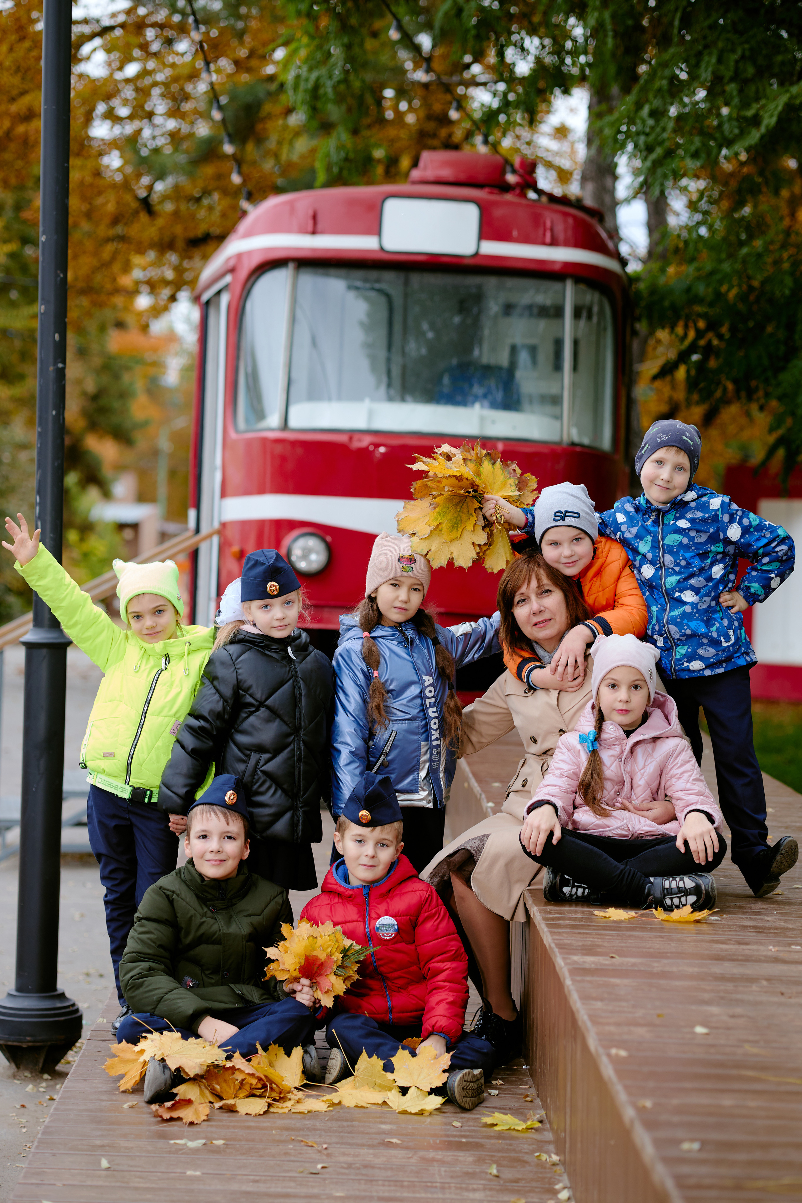 Сьемка в Парке 1 класс для альбомов таганрог. Фотограф Выпускные альбомы Таганрог Сергей Коробченко