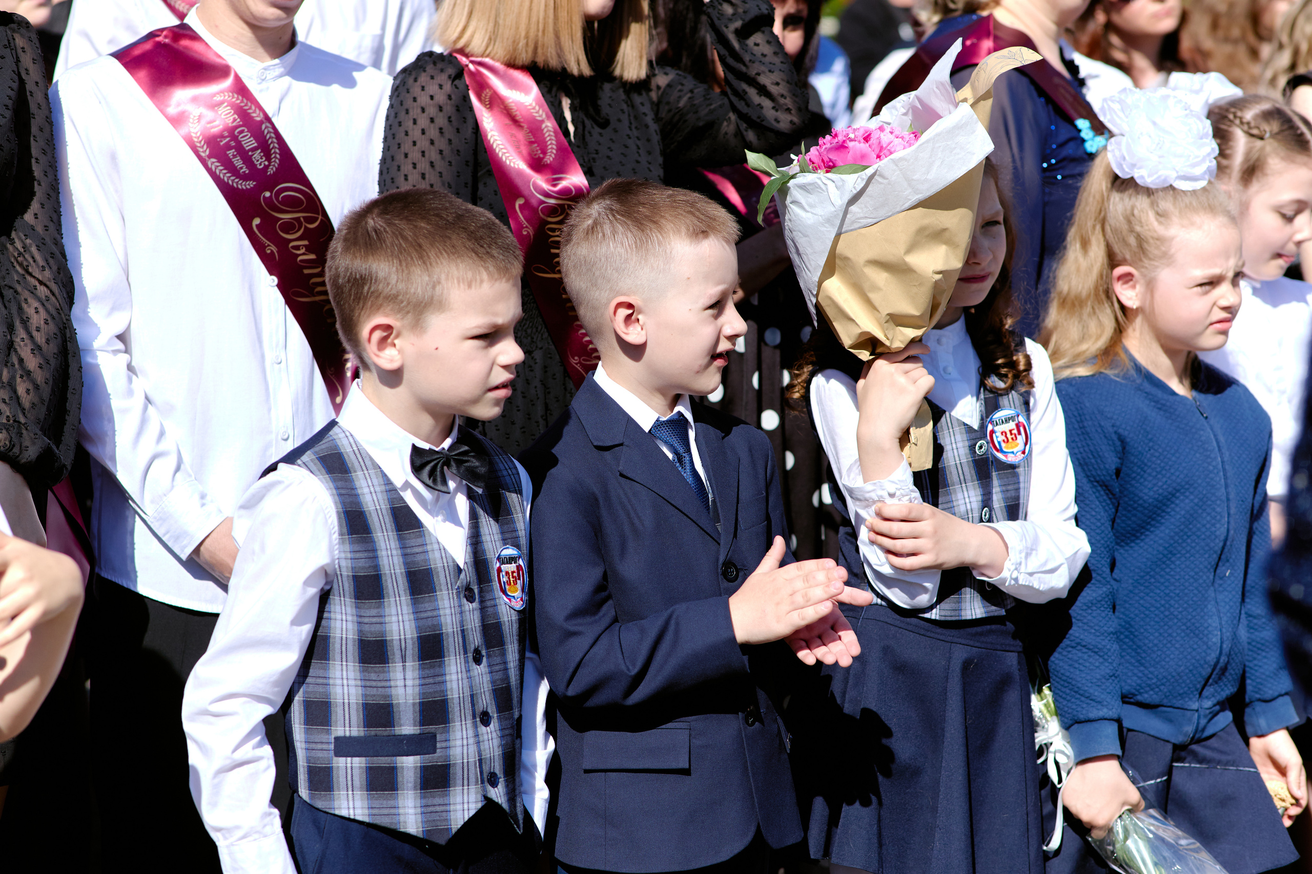 Сьемка на 1 сентебря. Фотограф Выпускные альбомы Таганрог Сергей Коробченко