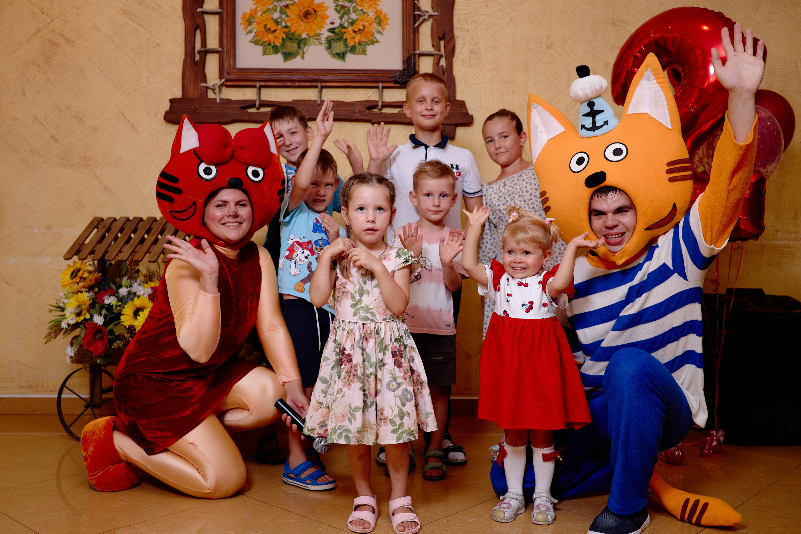 сьемка детского дня рождения База Руно