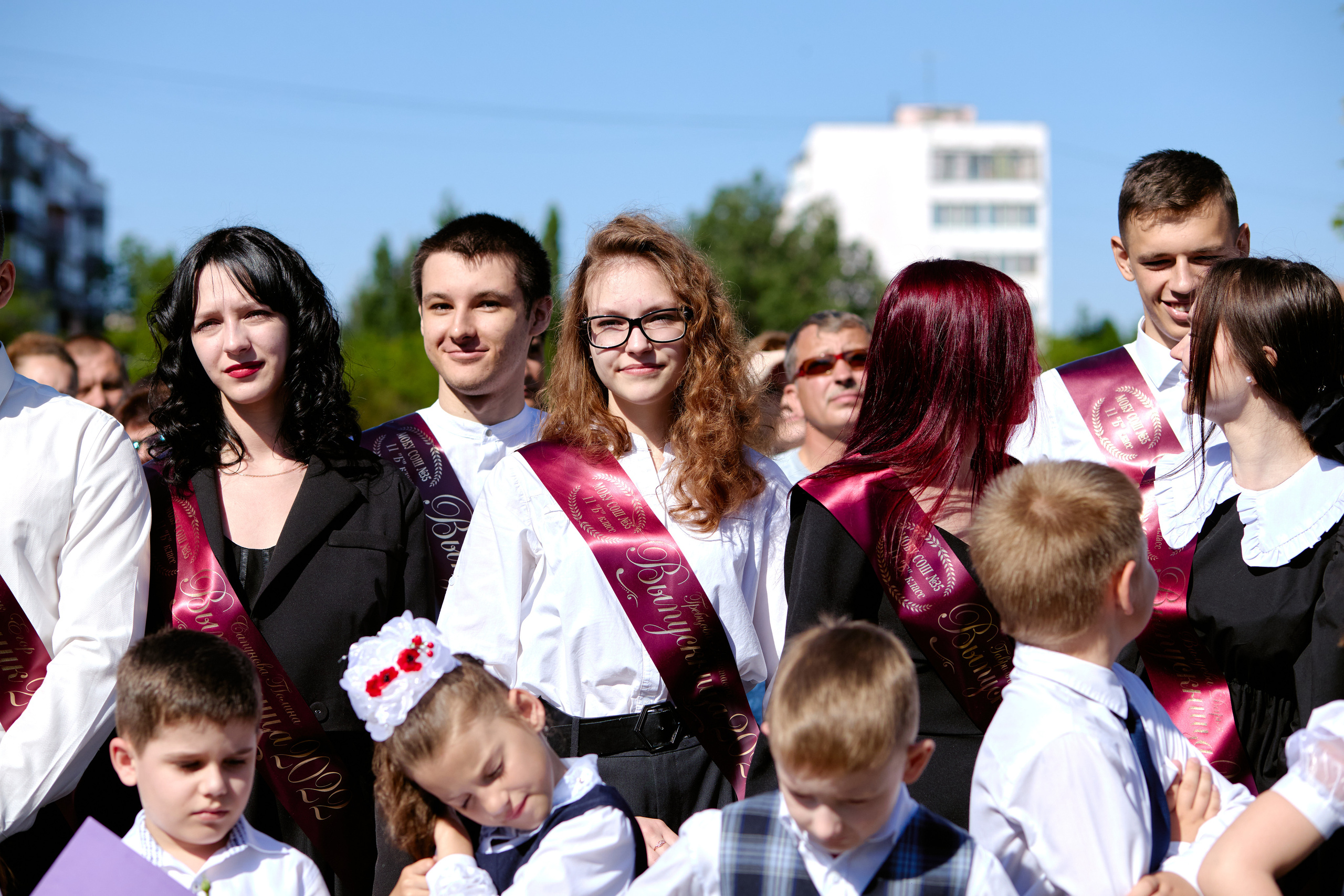 Сьемка на 1 сентебря. Фотограф Выпускные альбомы Таганрог Сергей Коробченко