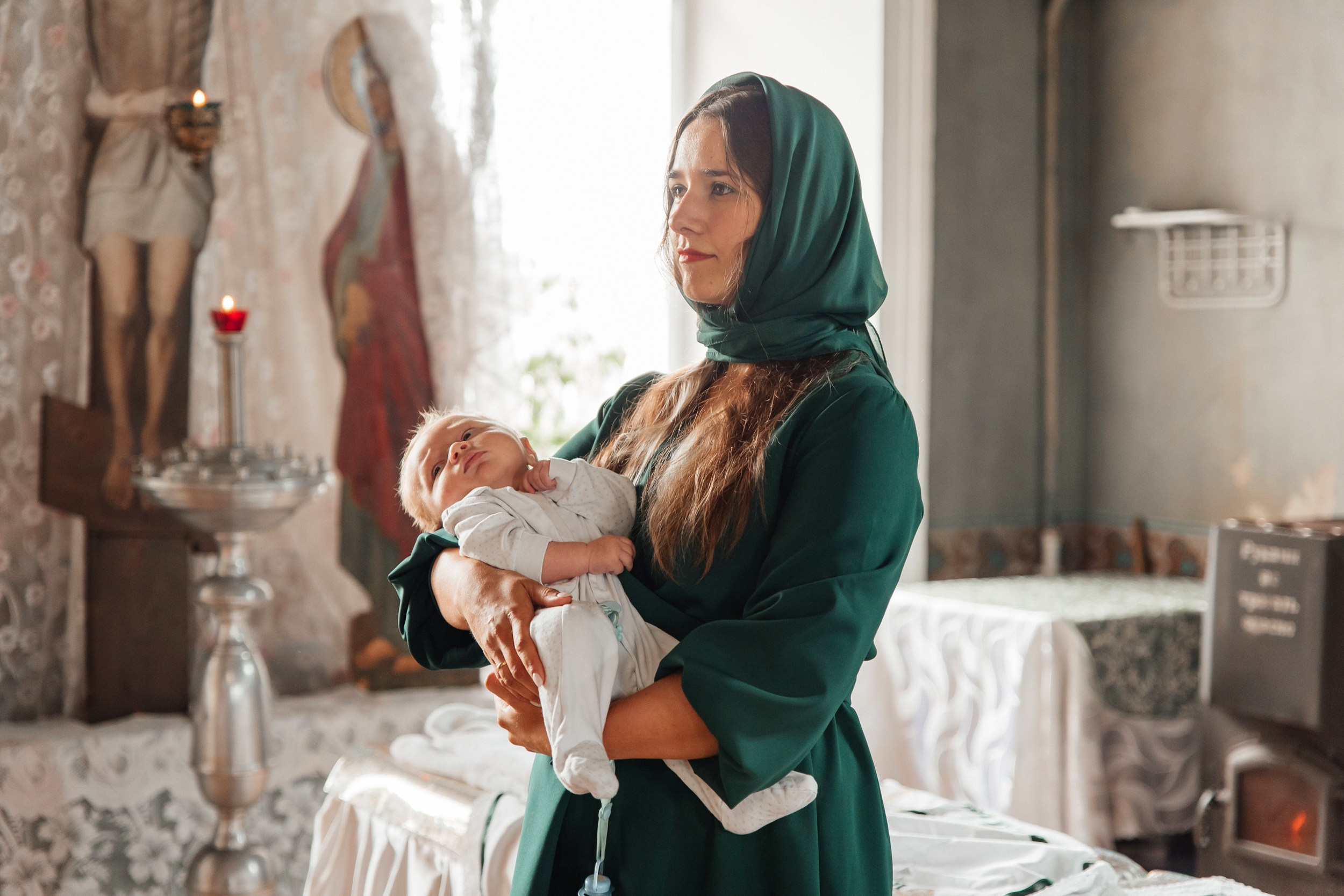 Крещение Георгия. Свадебный и семейный фотограф в Туле Анастасия Чаликова