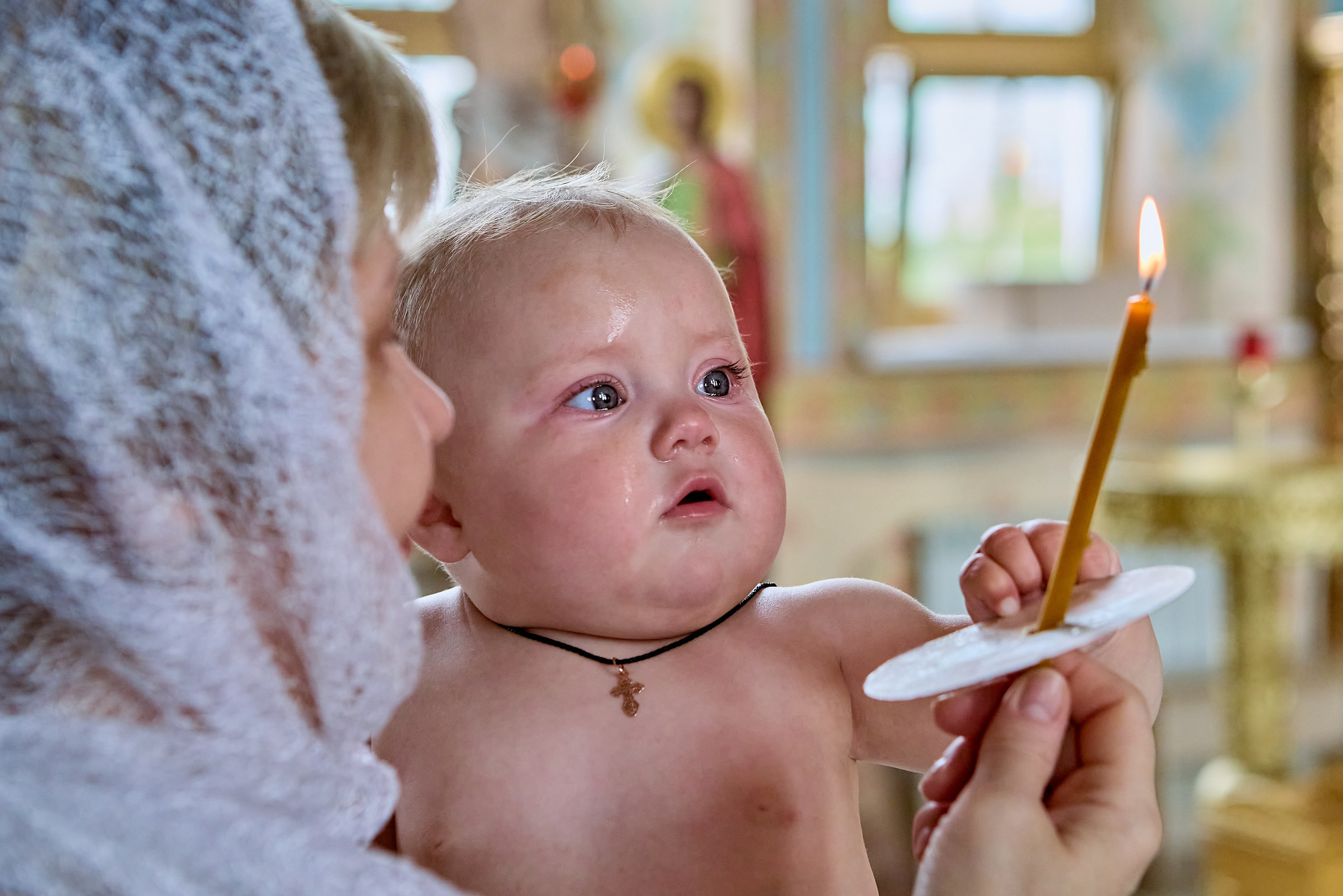 Фотосессия таинства Крещения младенца Евсевии г Дзержинск
