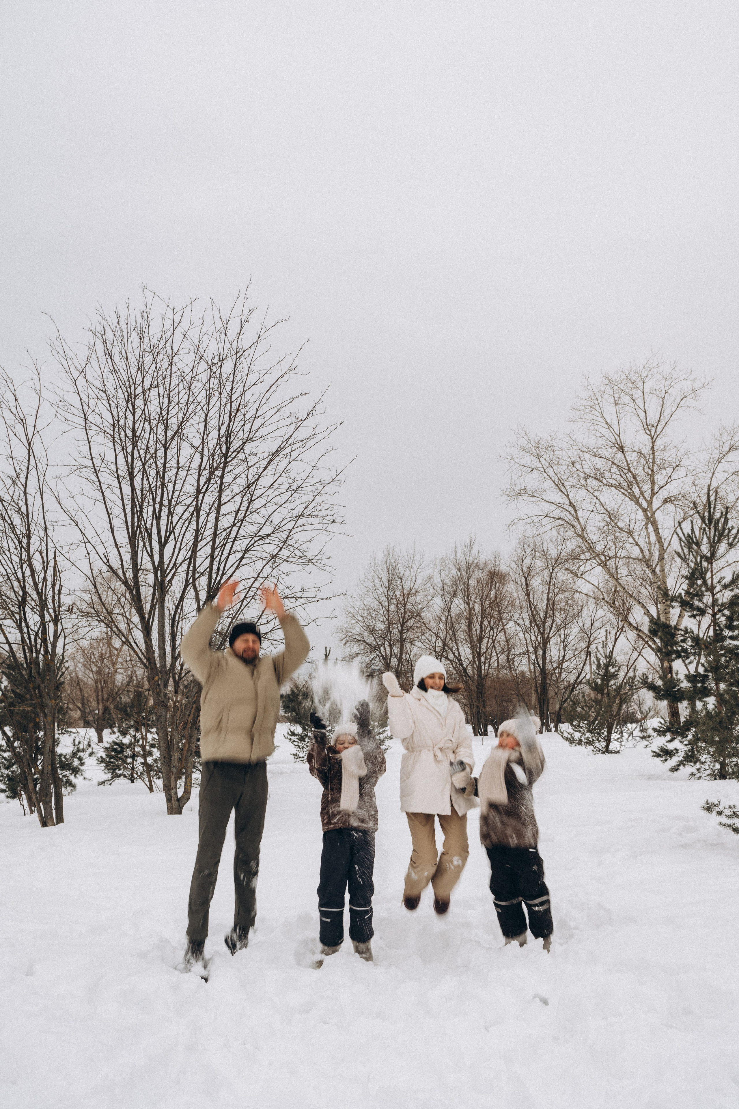 Зимняя семейная фотосессия. Детский, семейный и ньюборн фотограф в Москве Юлия Шуарт