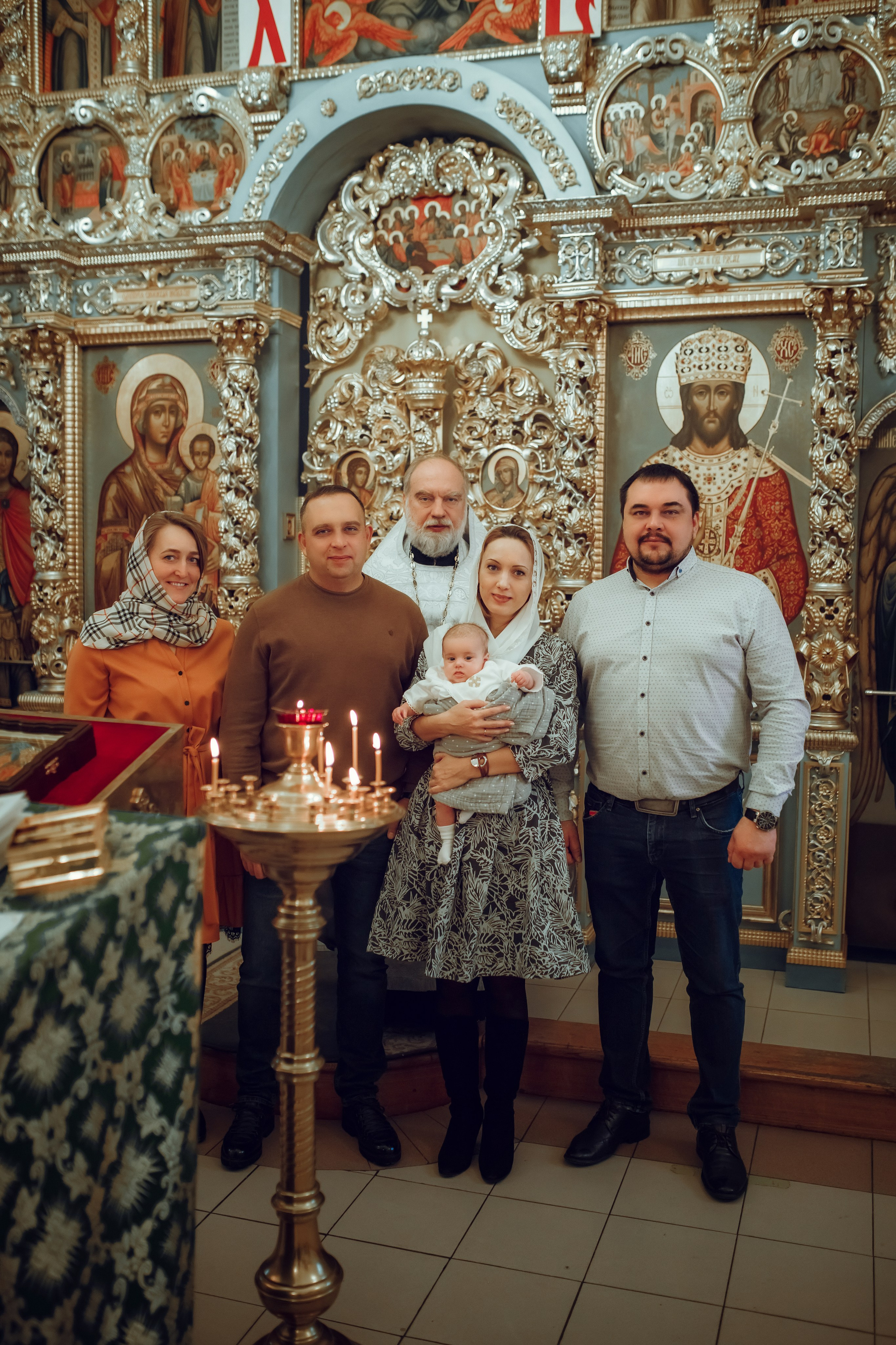 Крещение Дарьи. Фотограф на Крещение, семейный фотограф в Москве