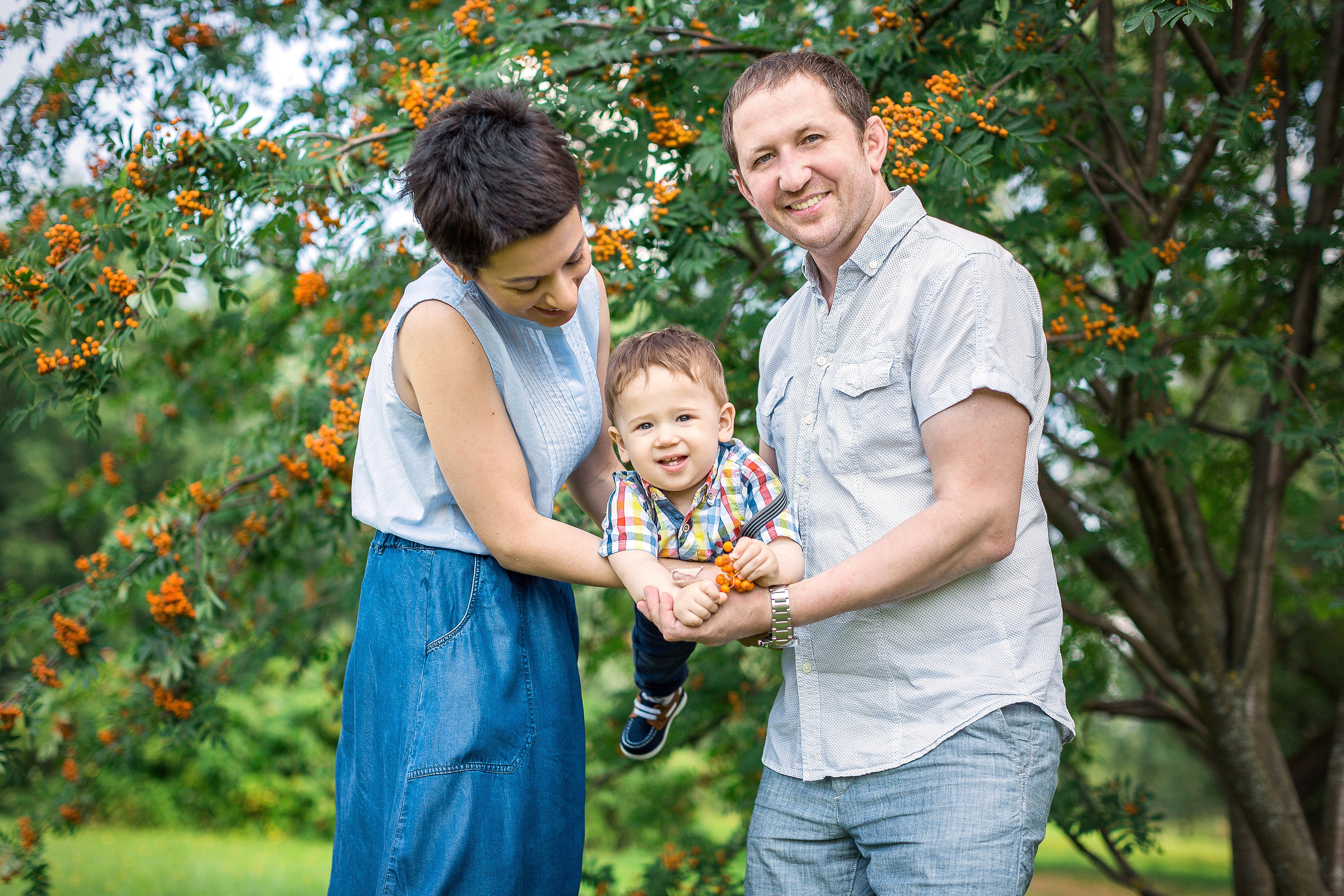 Левушка и семья. Фотограф на Крещение, семейный фотограф в Москве