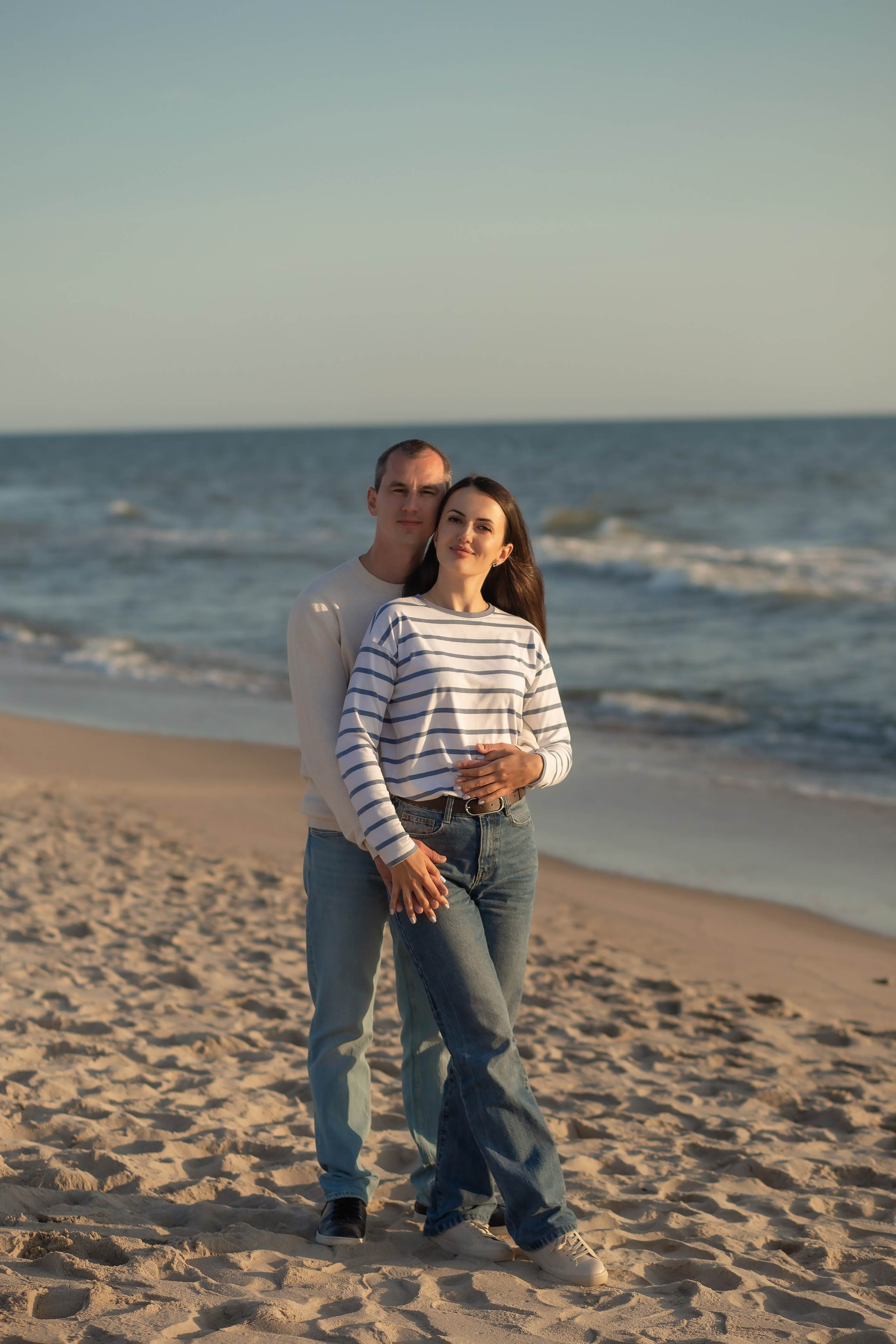 Павел и Татьяна. Закат в Янтарном. Фотограф в Калининграде Решетникова Алина