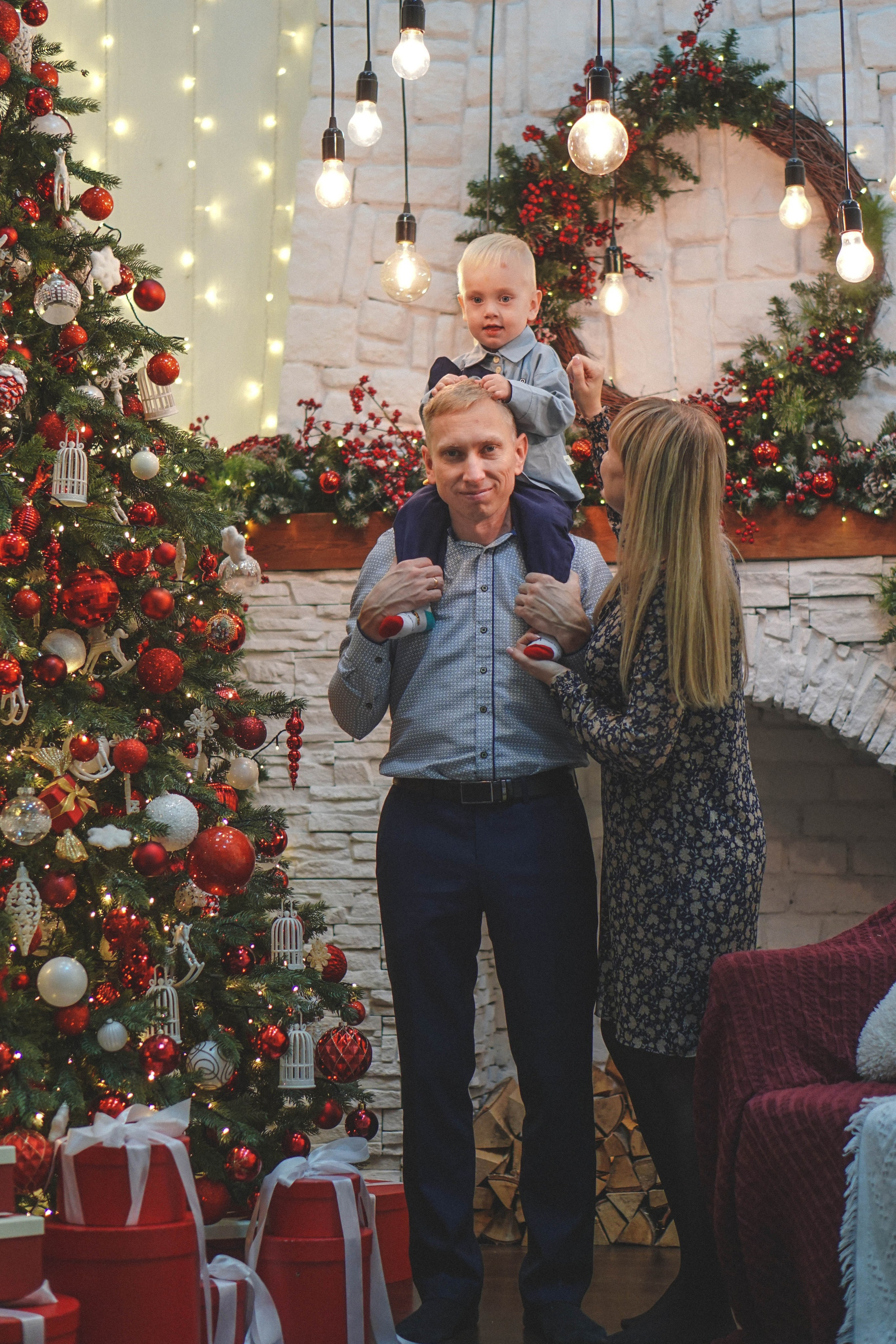 Новогодняя история «Мария и ее семья». Фотограф в Москве Анастасия Калинина