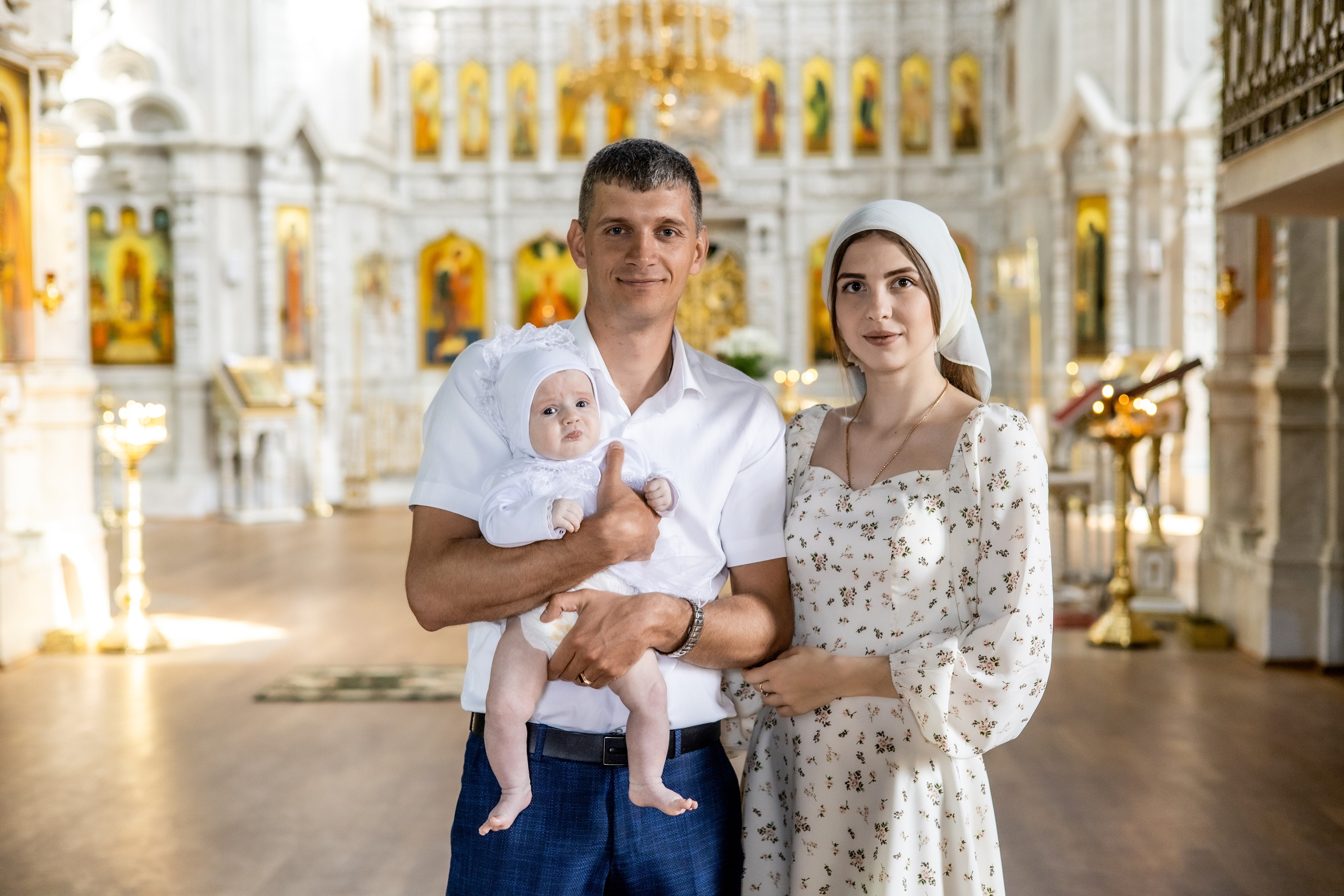 Крещение Ульяны и Вероники. Фотограф Надежда Лукьянова