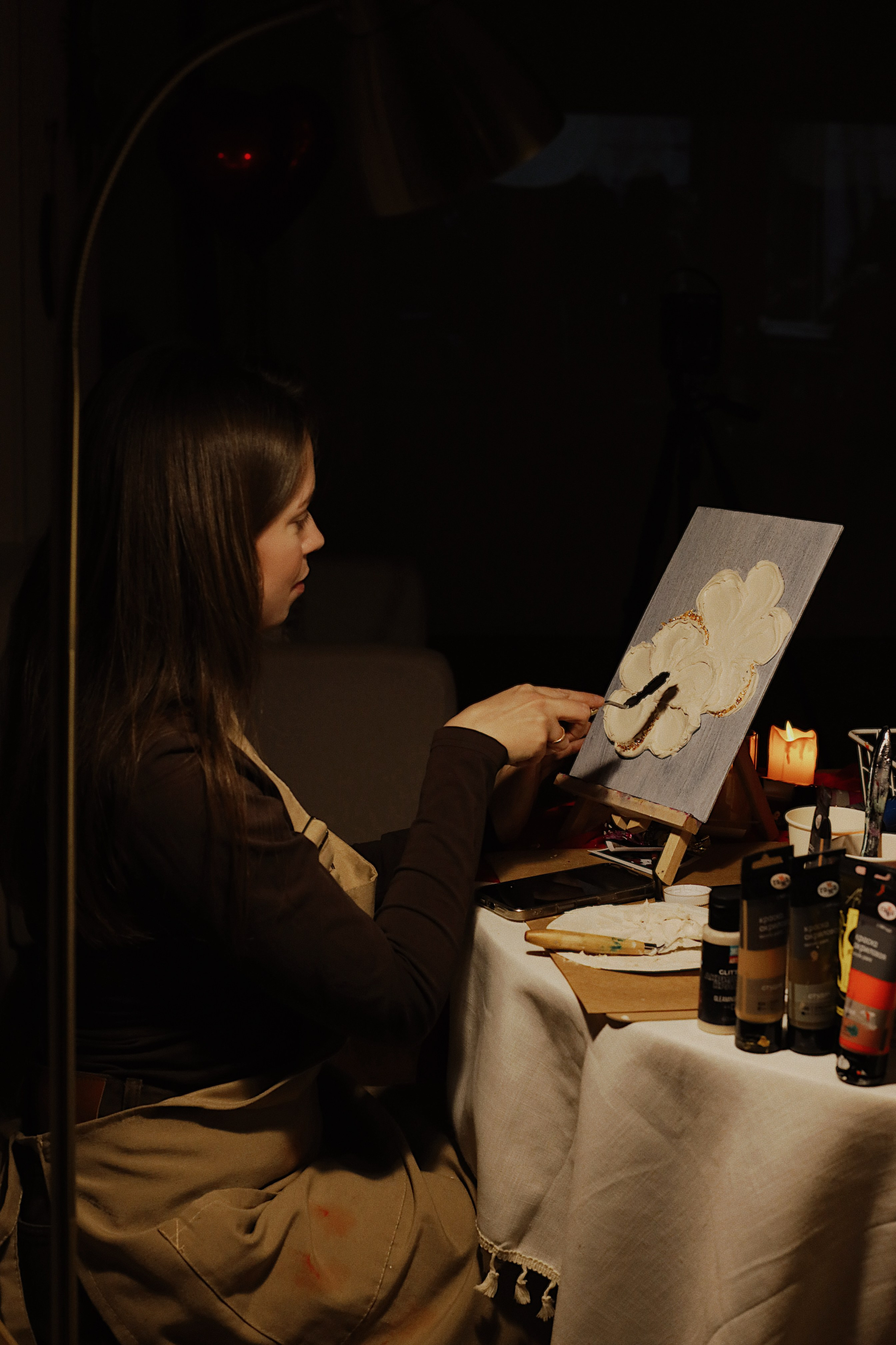 Картины текстурной пастой 7.02. Студия Творческих Историй в Кемерово | Мастер-классы и мероприятия