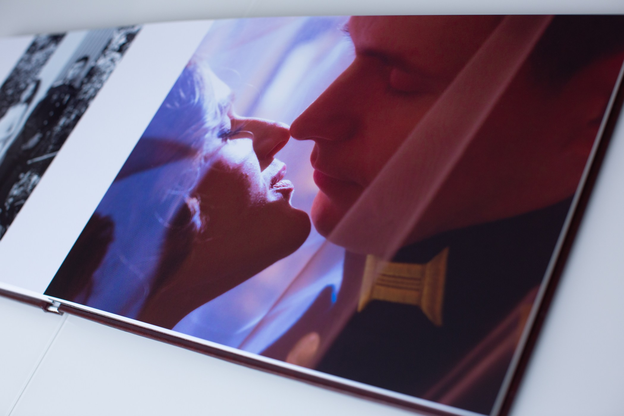 пример страницы напечатанной фотокниги, печать на высококачественном оборудовании