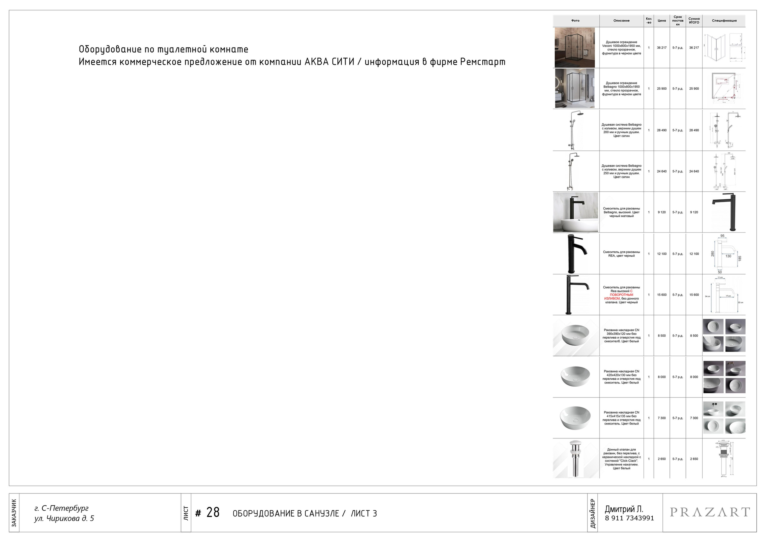 Пример дизайн-проекта интерьера. СПб. Дизайн интерьеров в сочетании с дизайн-проектом — лучший результат!