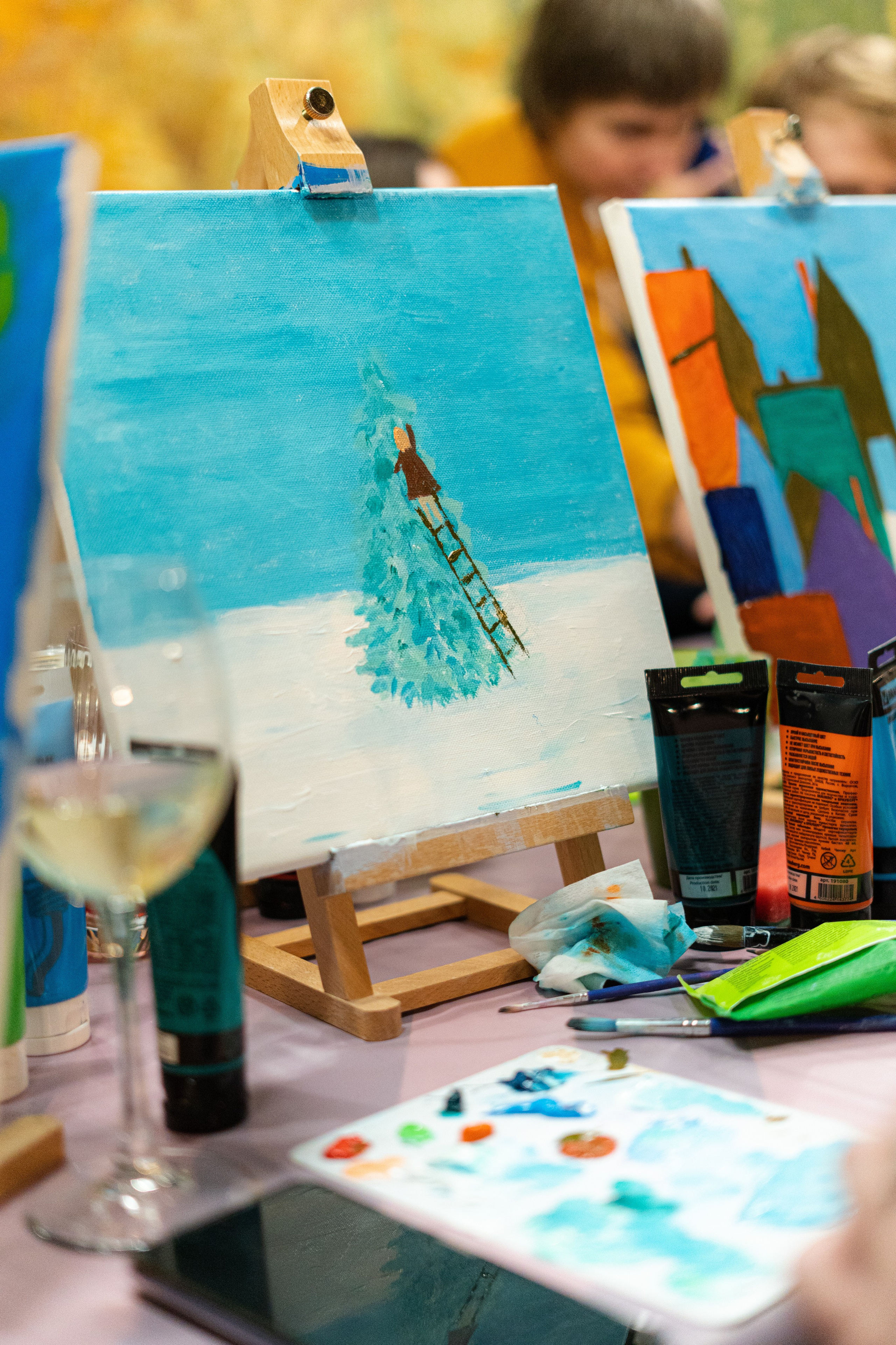 Корпоратив Teach Me Art 2. Портретный фотограф в Москве и Санкт-Петербурге Арина Чех