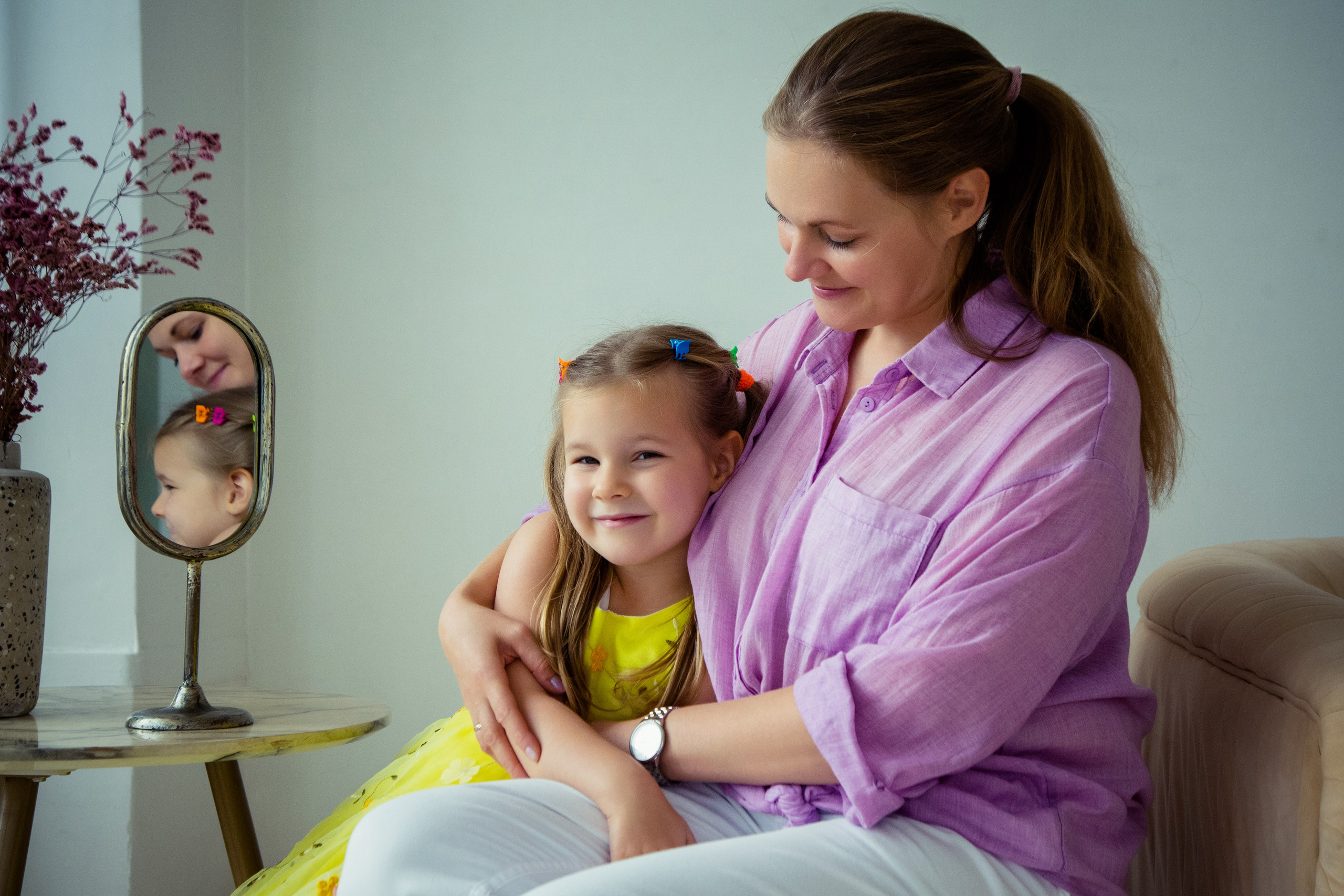 Семейная фотосессия в студии One take studio VANILLA. Свадебный и семейный фотограф в Москве и Подмосковье Лариса Козлова