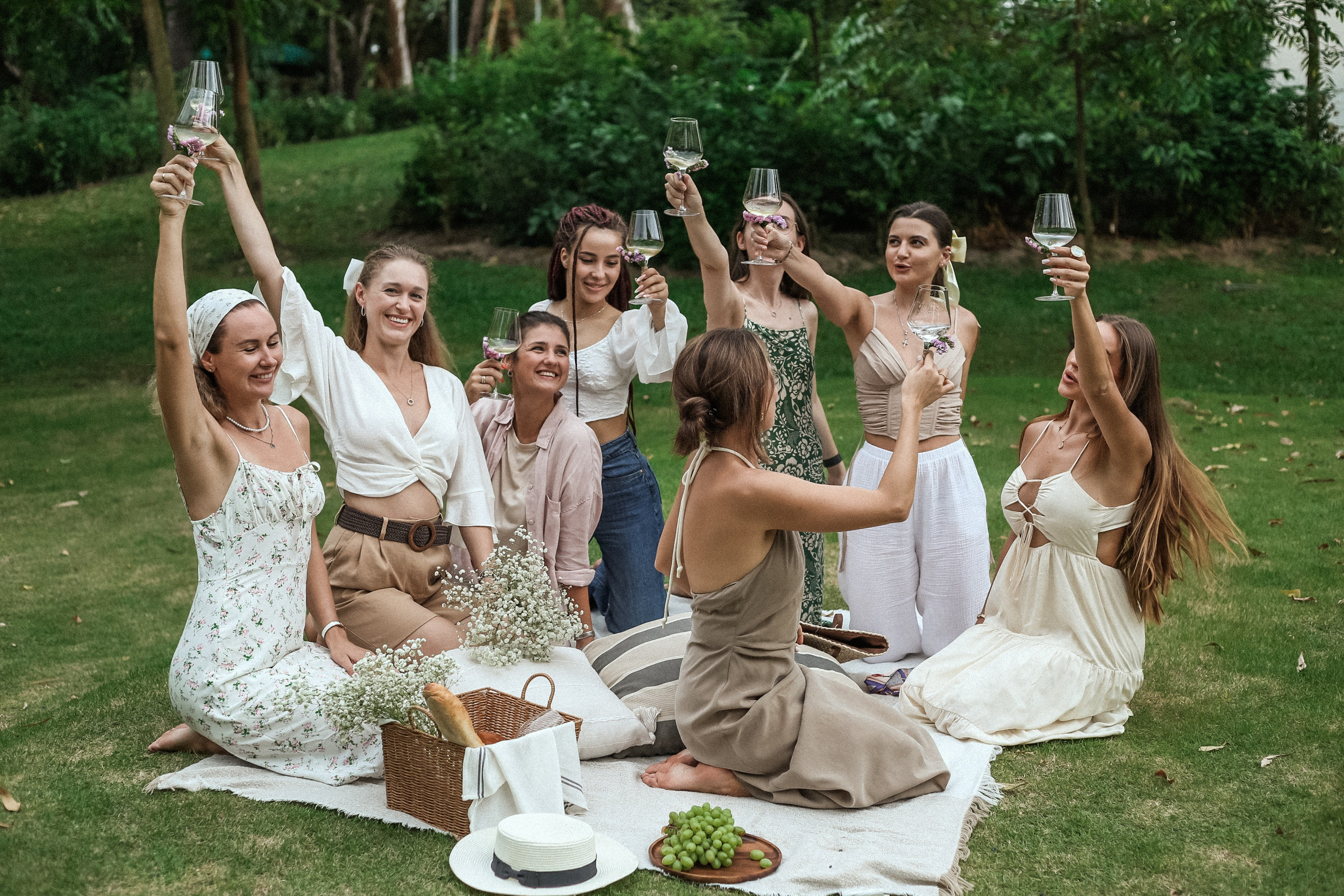 Винный Девичник в стиле Прованс. Фотограф и видеограф Анна Домашенко